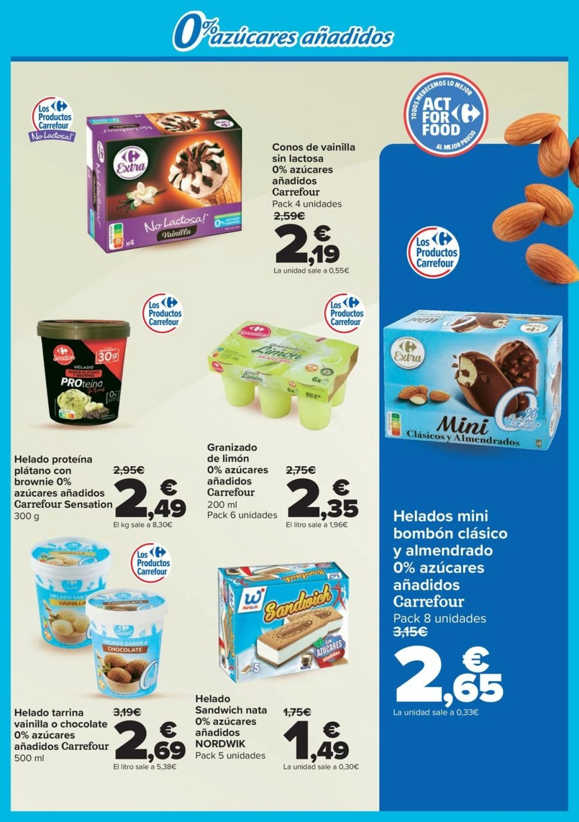 Page 7 in Offers without added sugars at Carrefour Spain