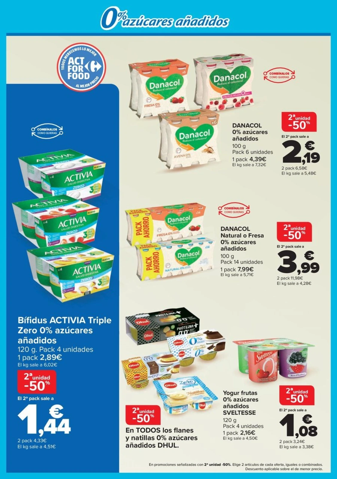 Page 6 in Offers without added sugars at Carrefour Spain