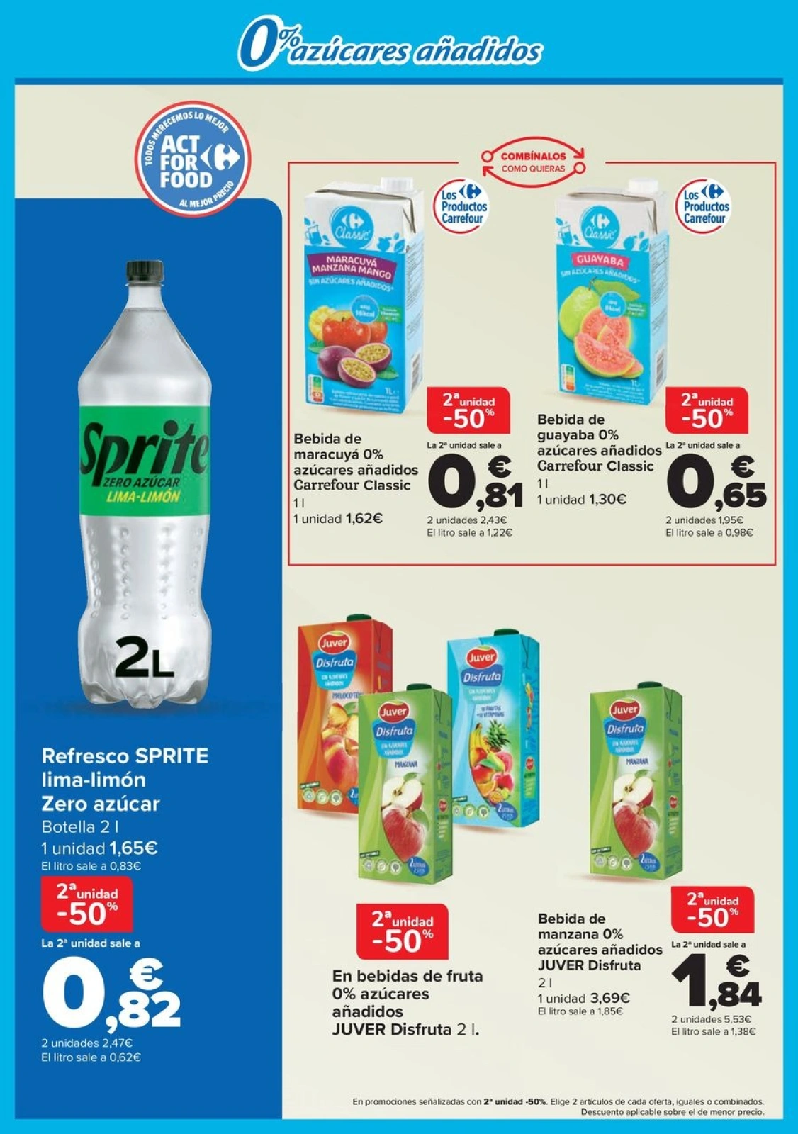 Page 8 in Offers without added sugars at Carrefour Spain