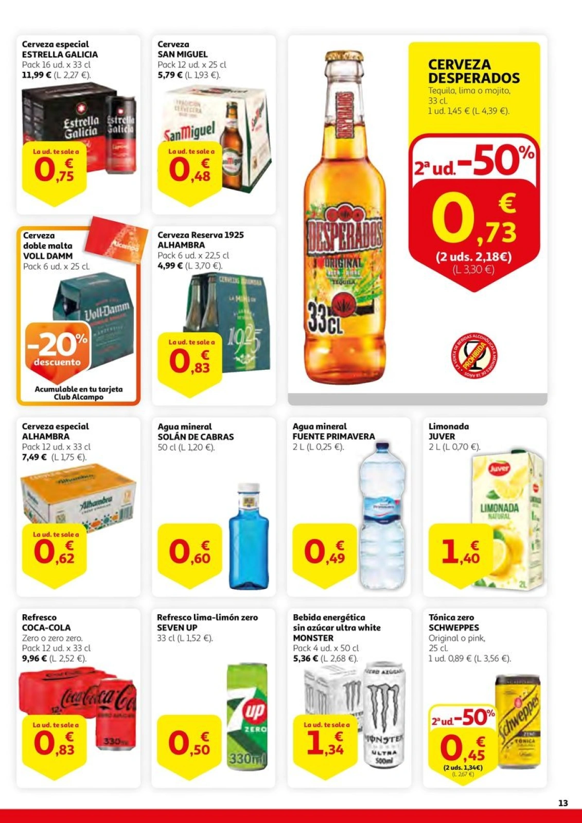 Página 13 en Guanya en estalvi en Alcampo España