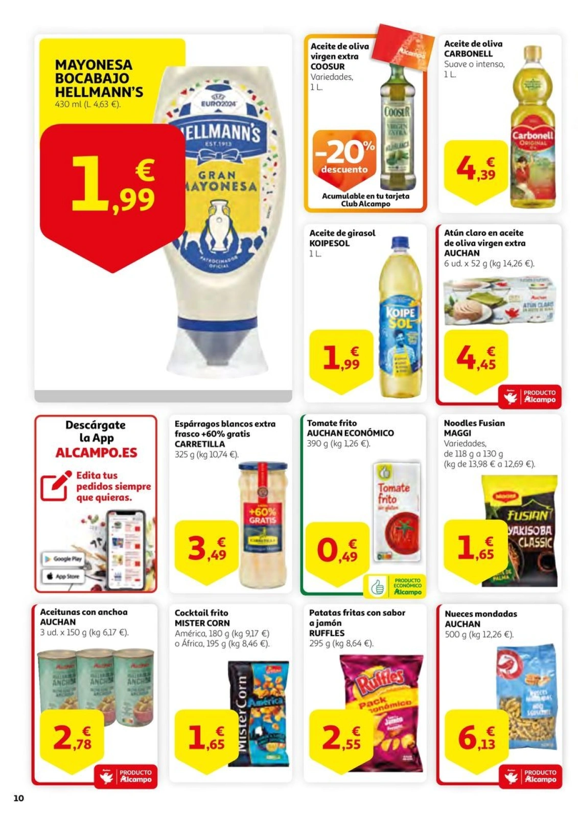 Página 10 en Guanya en estalvi en Alcampo España