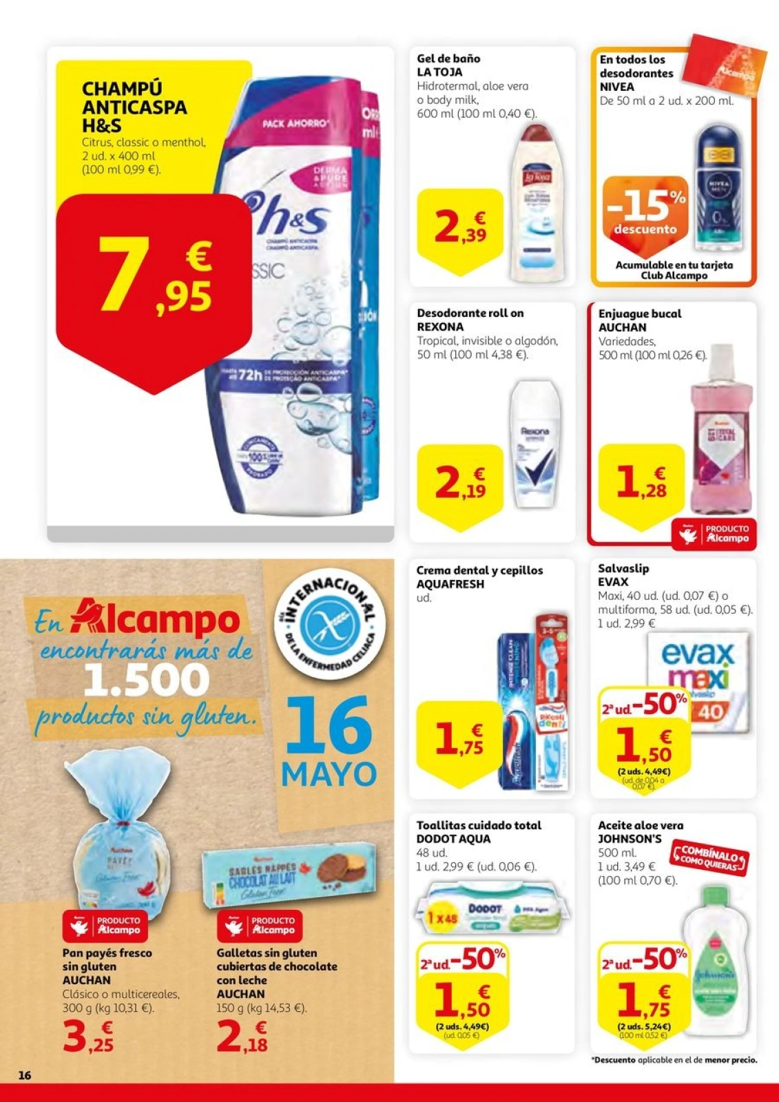 Página 16 en Guanya en estalvi en Alcampo España