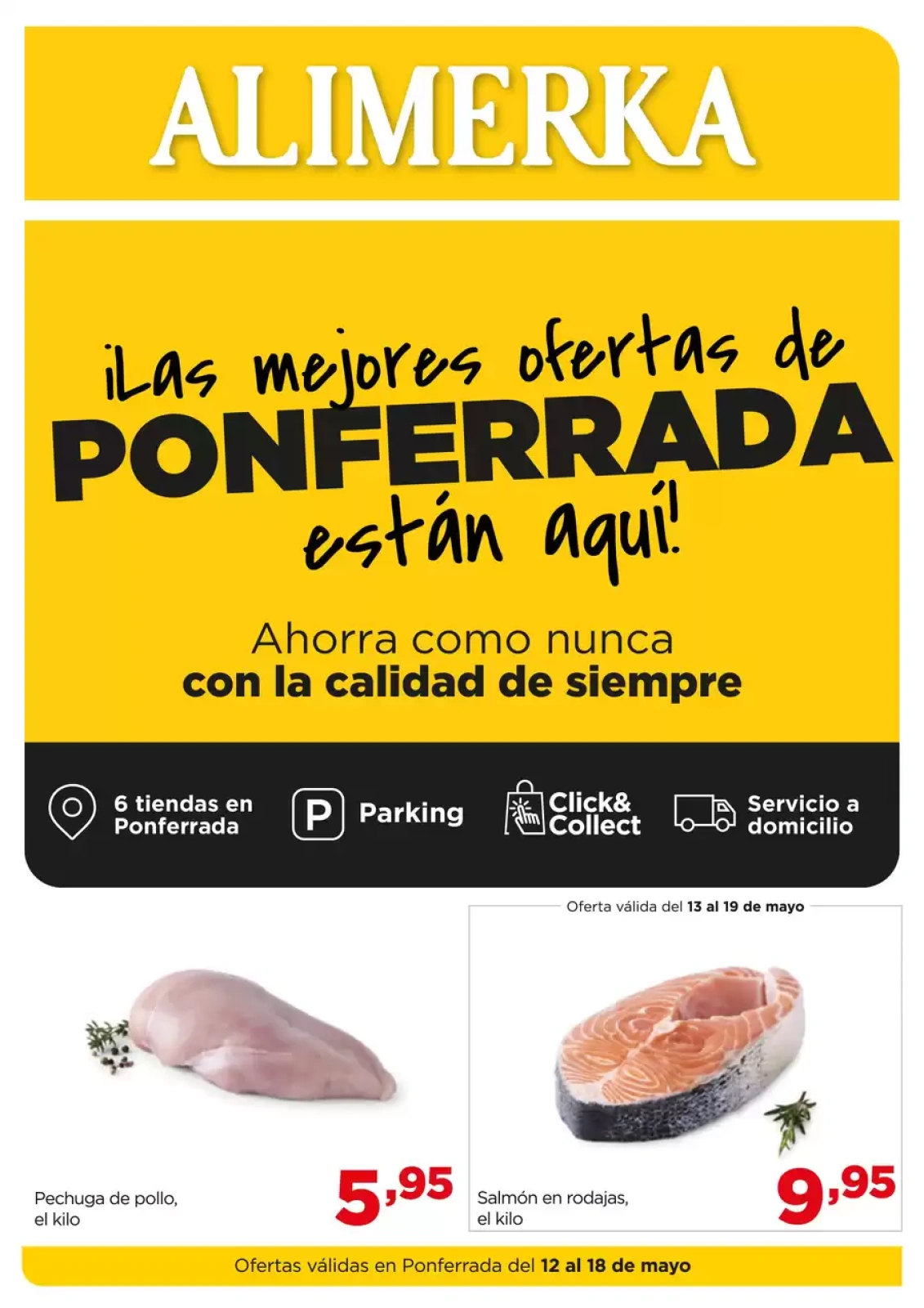 Page 1 dans Offres Ponferrada chez Supermarchés Alimerka Espagne