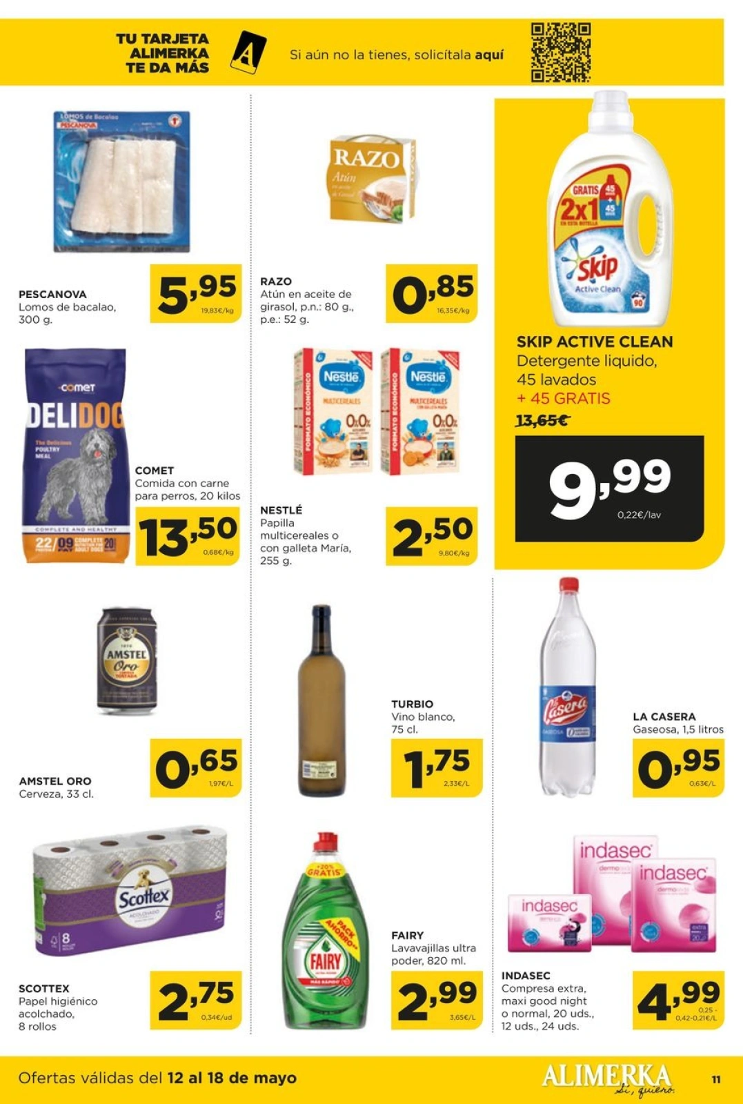 Página 11 en ofertas semanales en Alimerka Supermercados España
