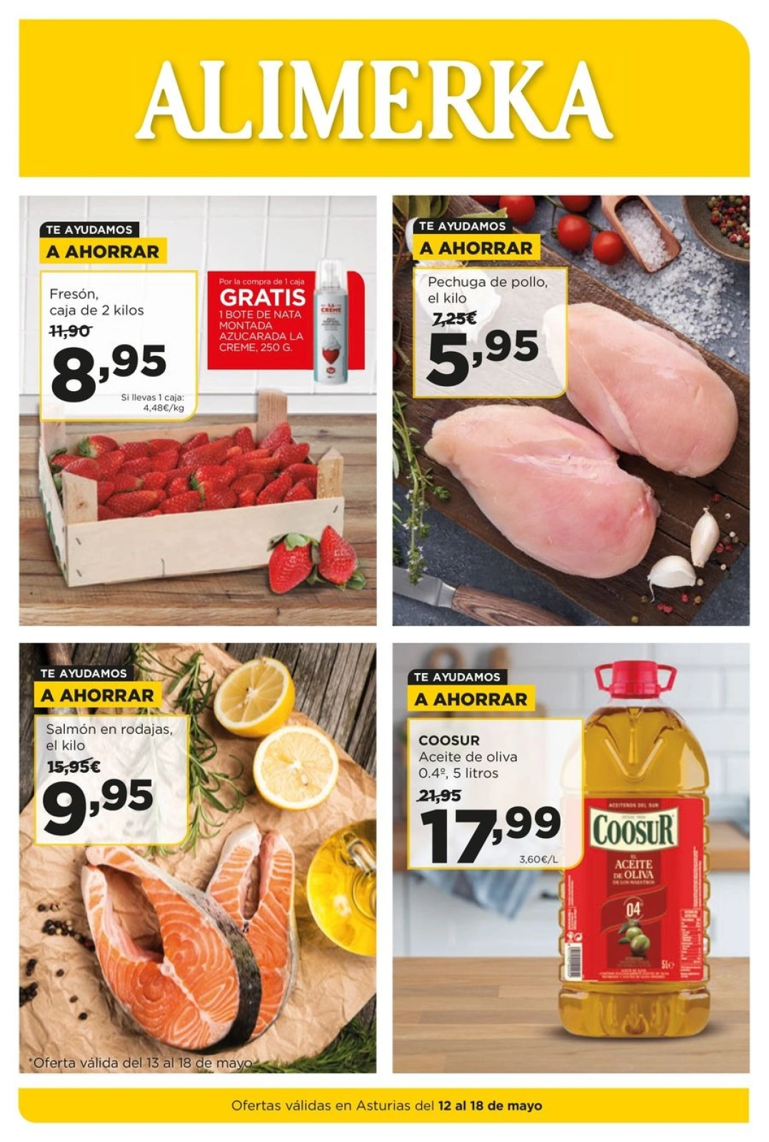 Página 1 en ofertas semanales en Alimerka Supermercados España