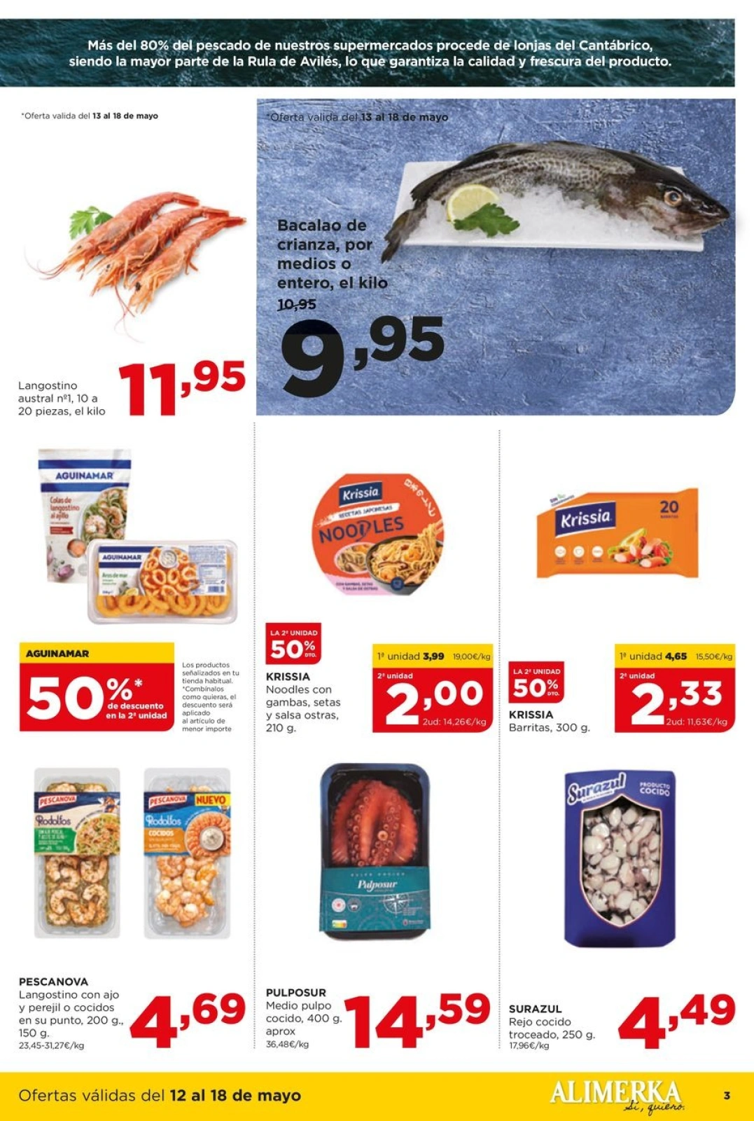 Página 3 en ofertas semanales en Alimerka Supermercados España