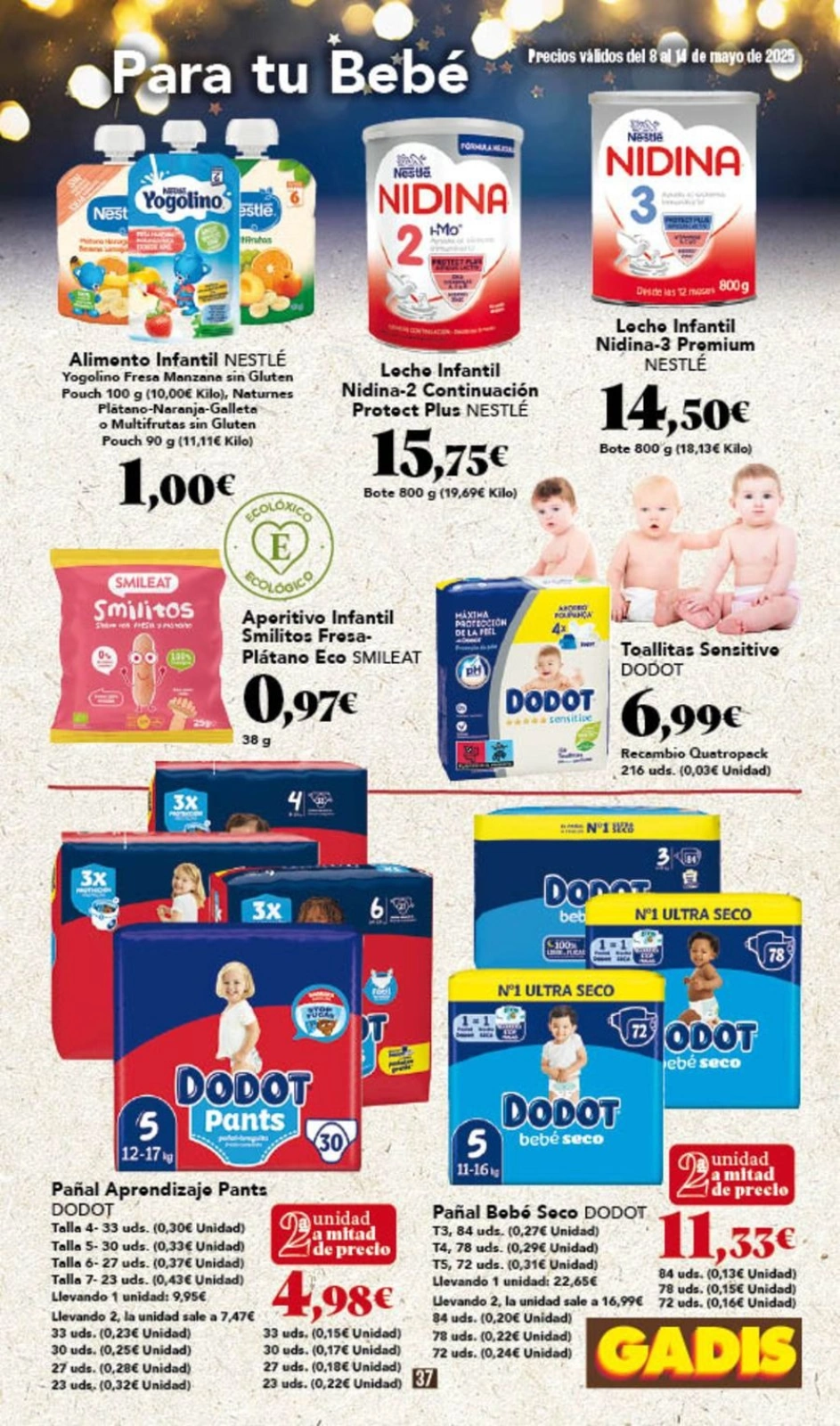 Página 37 en Nuevos precios en GADIS España