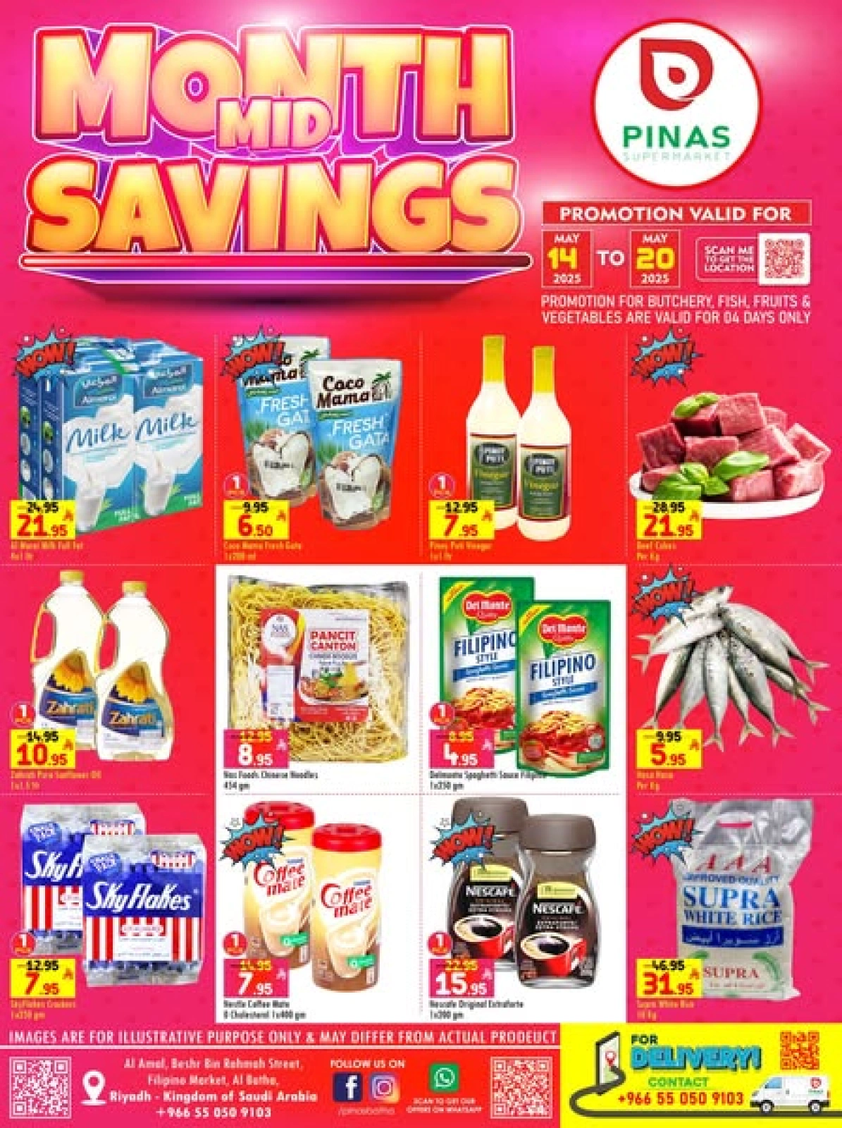 Page 1 in Mid Month Savings at Pinas Supermarket Saudi Arabia