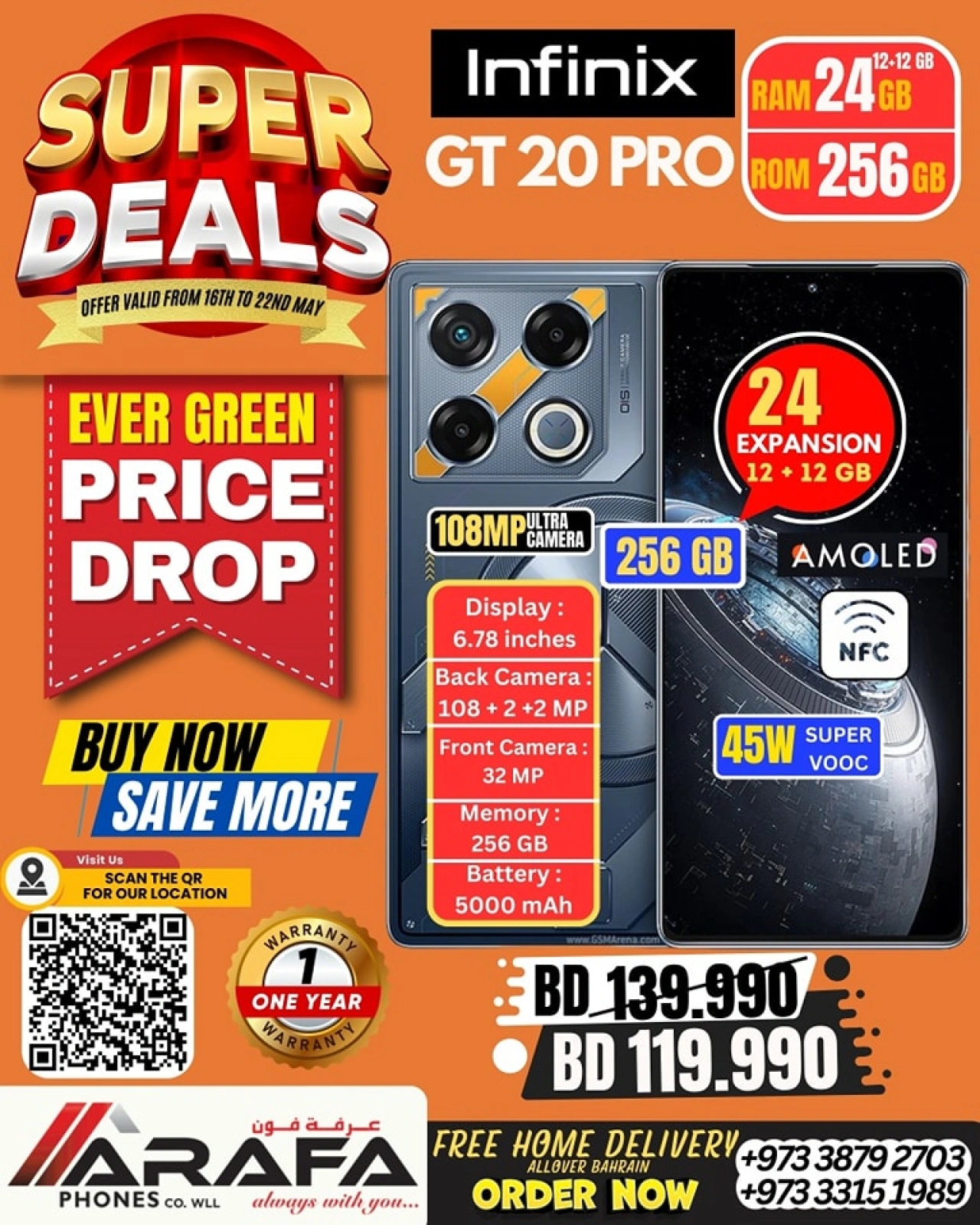 Page 1 in Super Deals at Arafa phones Bahrain