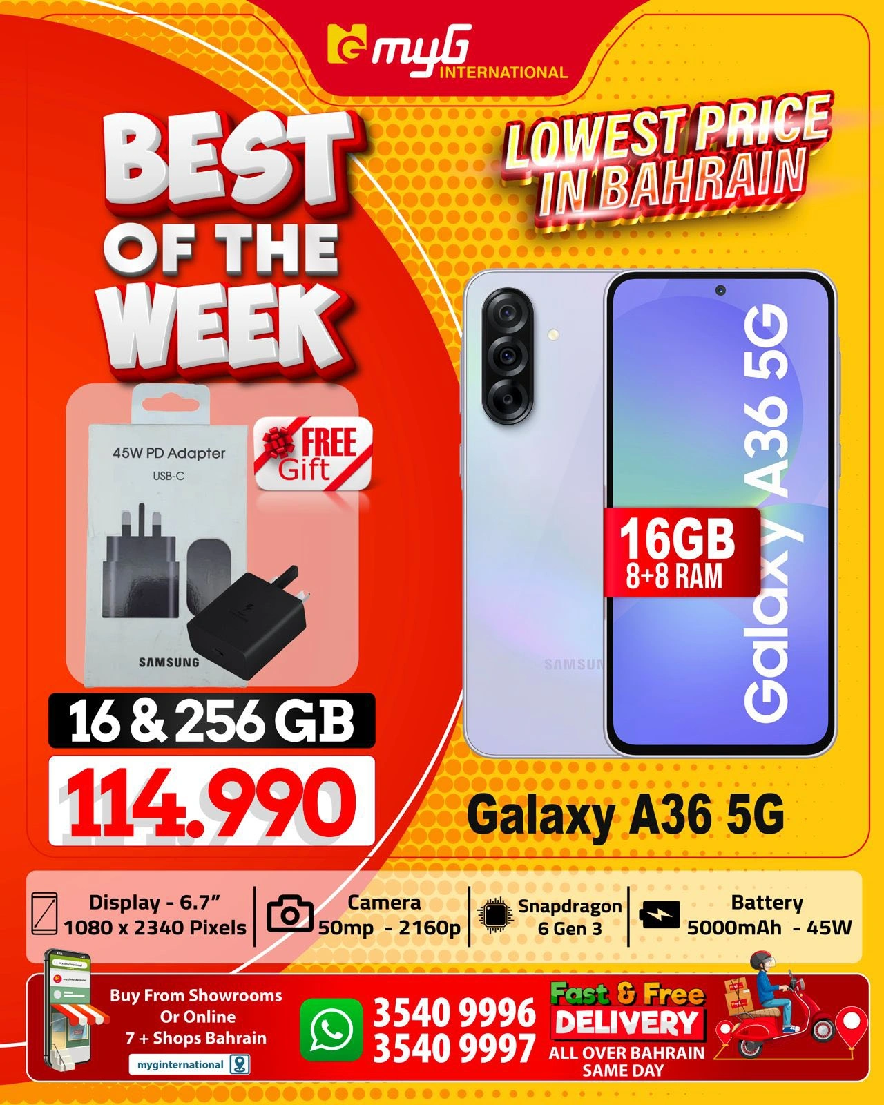 Page 1 in Best of the Week Offers at MYG International Bahrain
