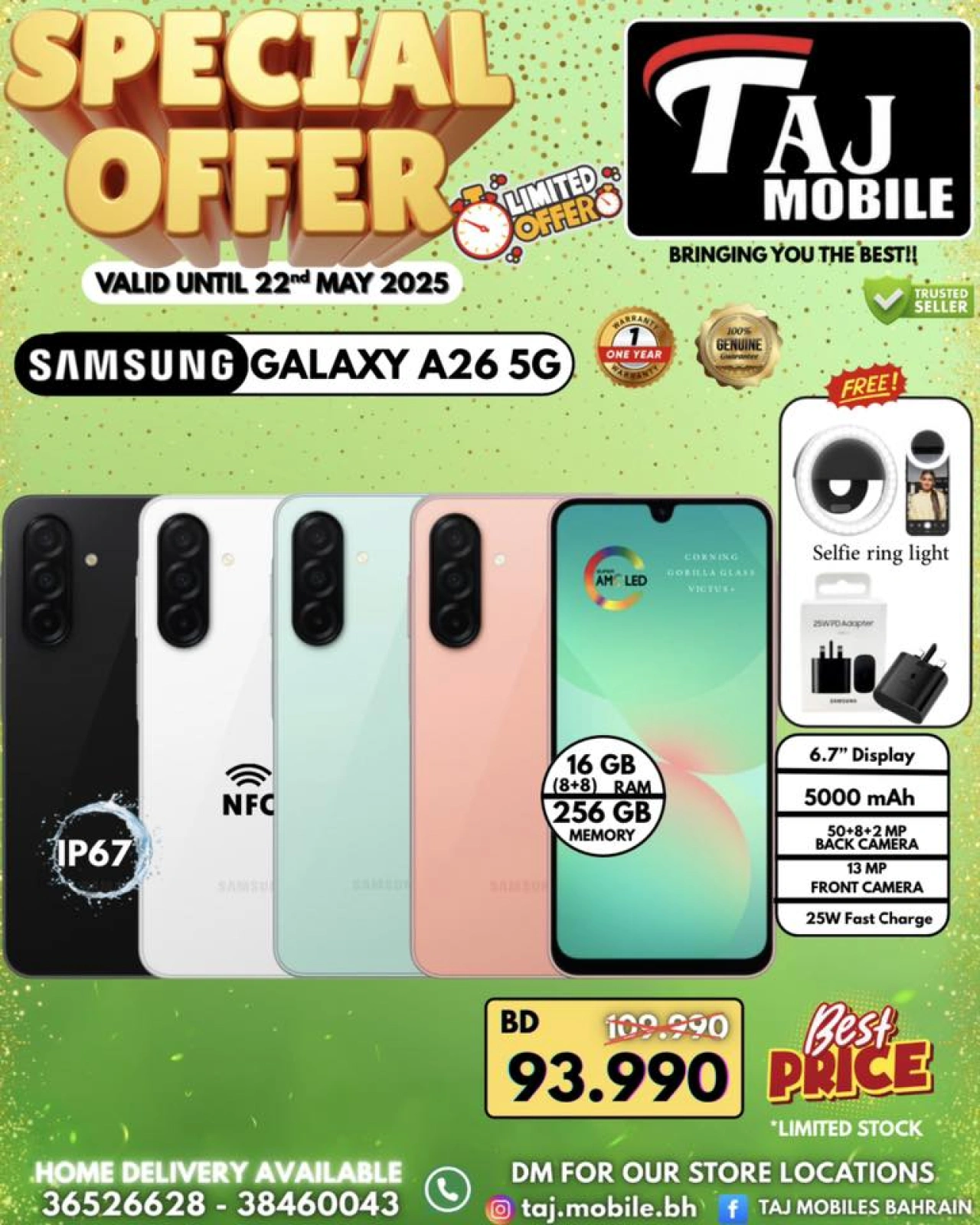Page 18 in Special Offer at Taj Mobiles Bahrain
