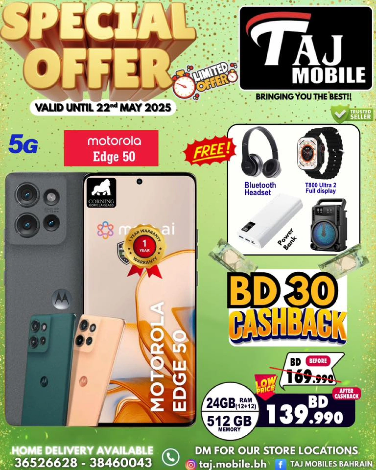 Page 27 in Special Offer at Taj Mobiles Bahrain