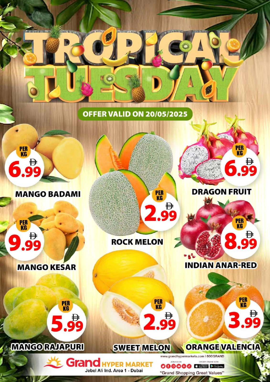 Page 1 in Tuesday Bazar Offers at Grand Hypermarket UAE