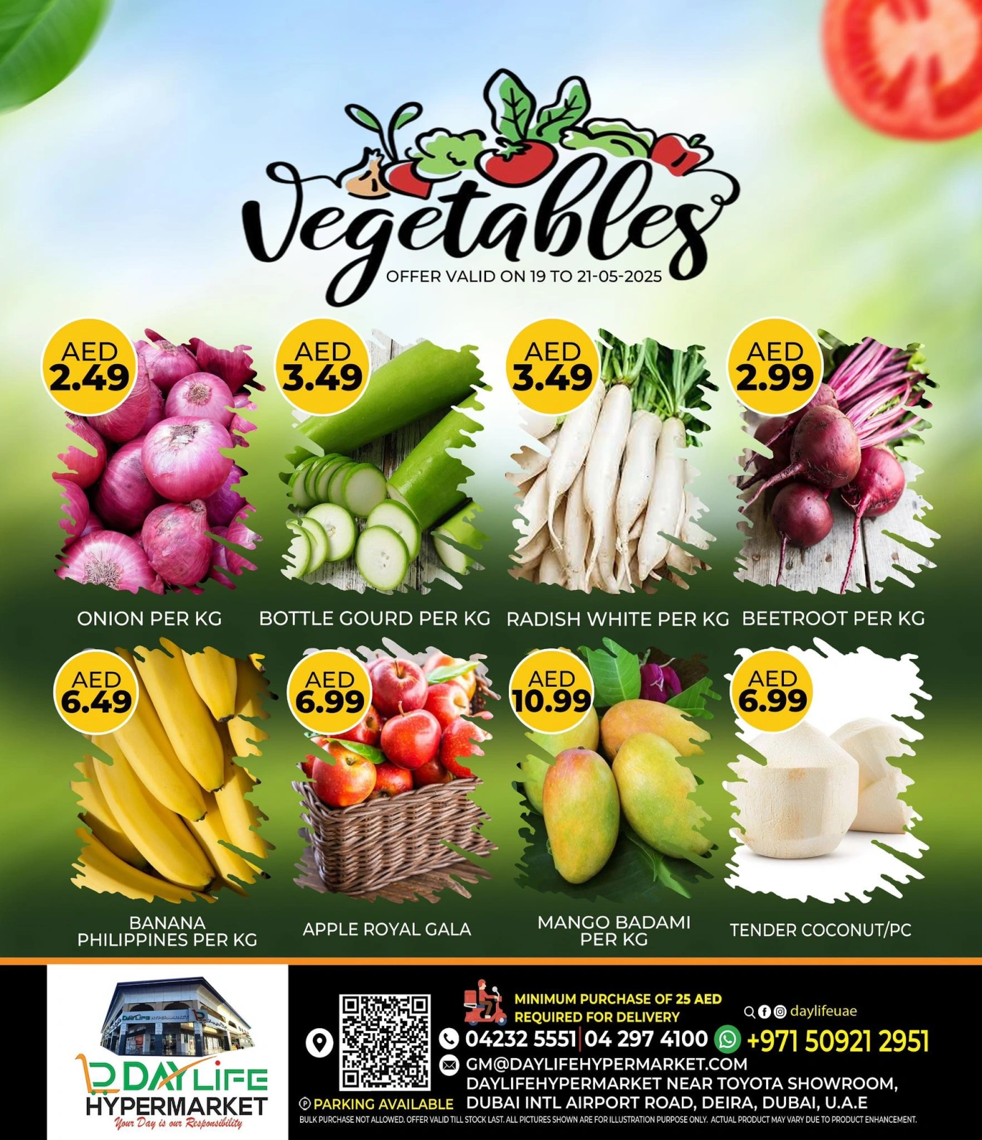 Page 1 in Offers of vegetables at Day Life Hypermarket UAE