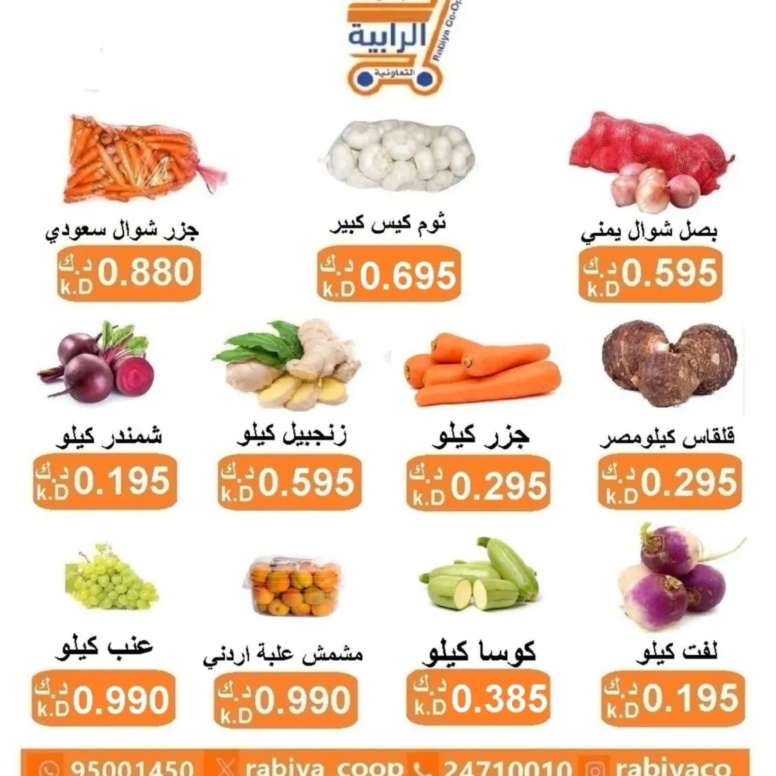 Page 3 |Vegetable and fruit offers at Rabiya co-op Kuwait