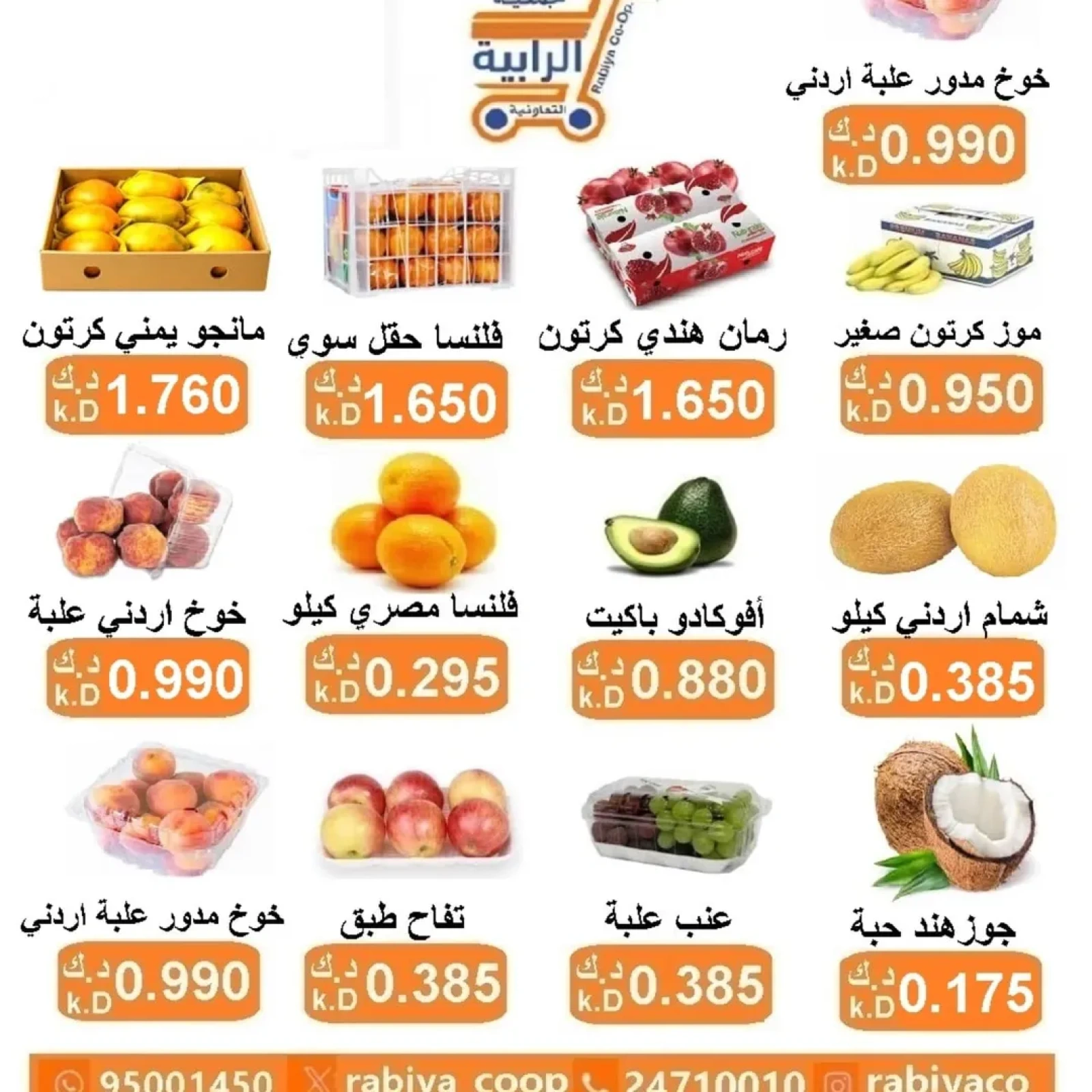 Page 4 |Vegetable and fruit offers at Rabiya co-op Kuwait