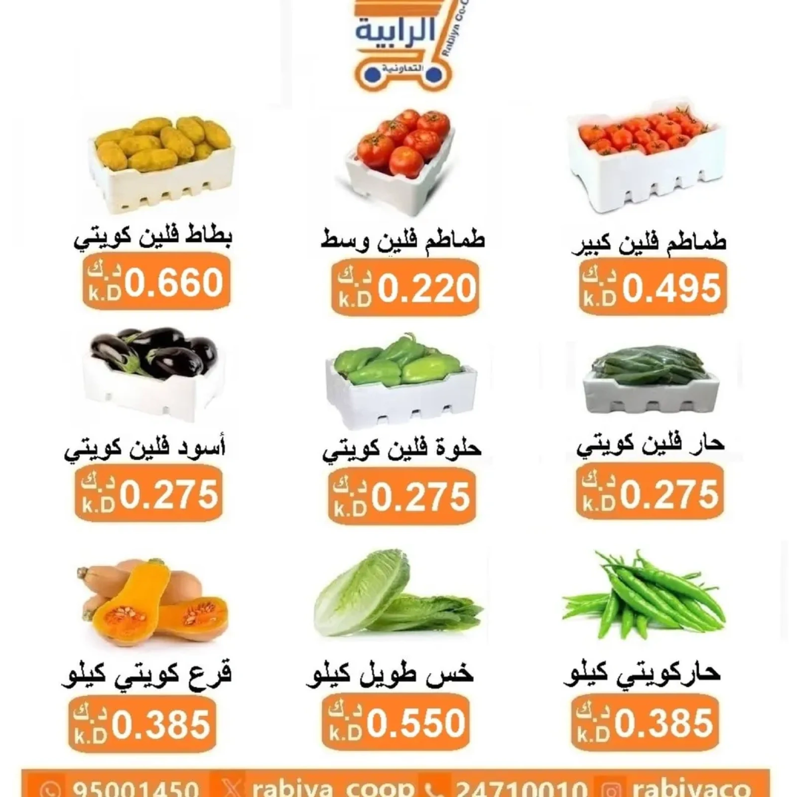 Page 2 |Vegetable and fruit offers at Rabiya co-op Kuwait