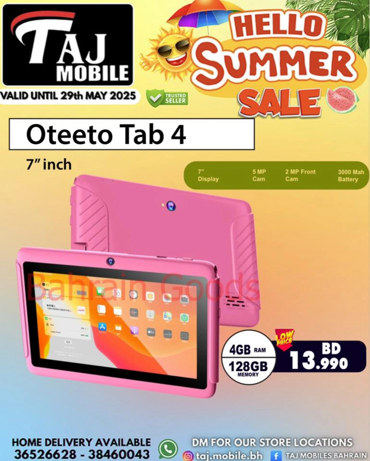 Page 54 in Hello summer offers at Taj Mobiles Bahrain