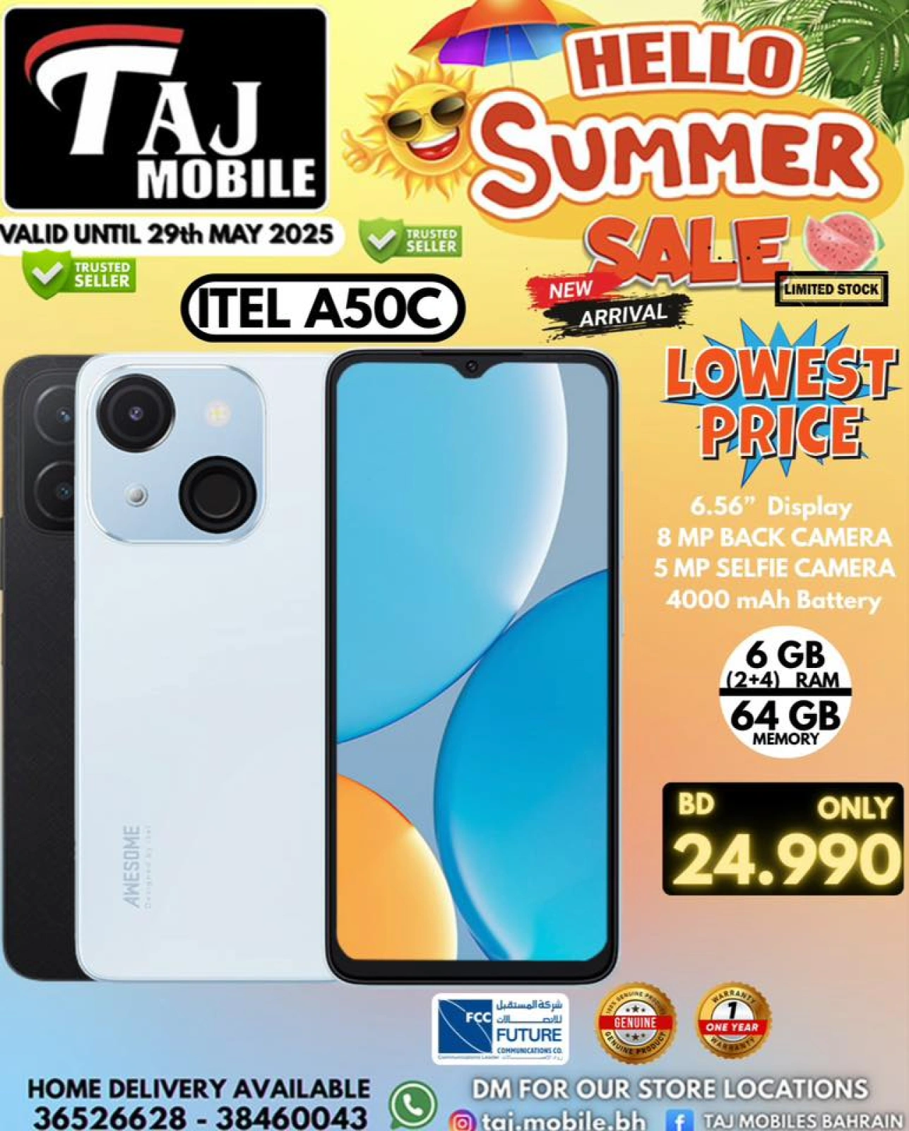 Page 51 in Hello summer offers at Taj Mobiles Bahrain