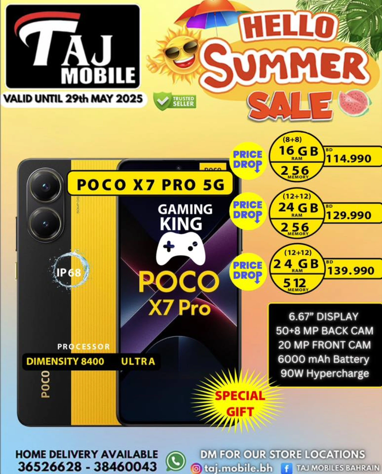 Page 31 in Hello summer offers at Taj Mobiles Bahrain