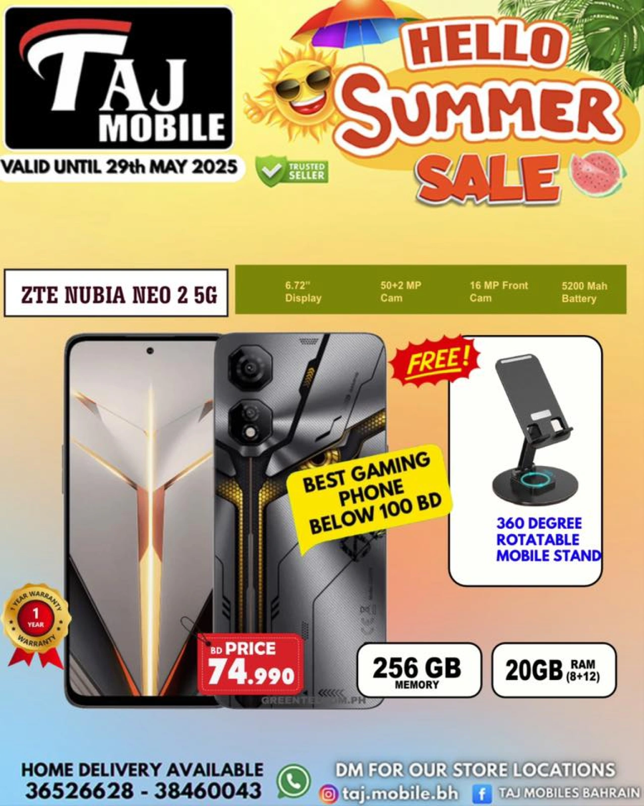 Page 32 in Hello summer offers at Taj Mobiles Bahrain