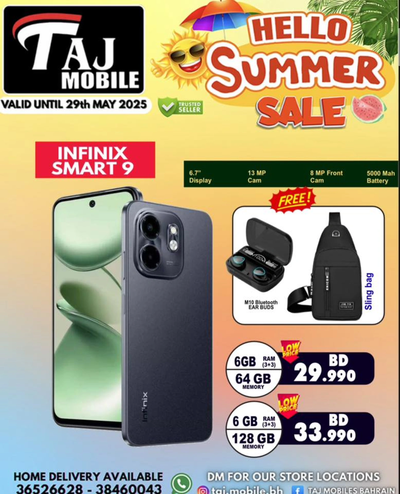 Page 11 in Hello summer offers at Taj Mobiles Bahrain