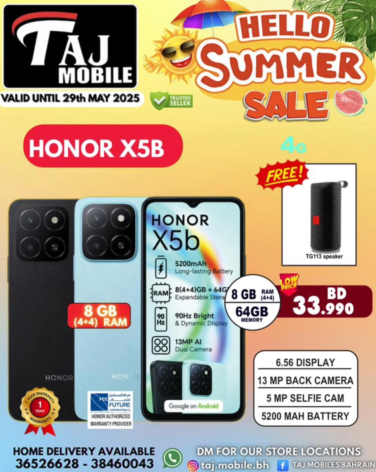 Page 39 in Hello summer offers at Taj Mobiles Bahrain