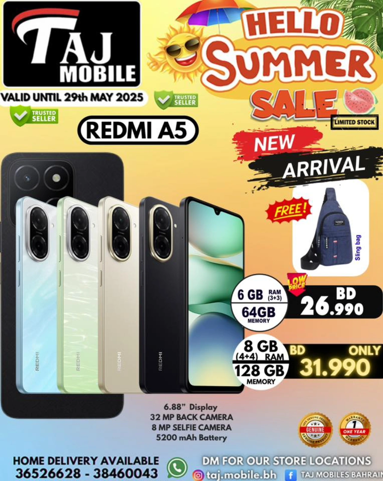 Page 18 in Hello summer offers at Taj Mobiles Bahrain