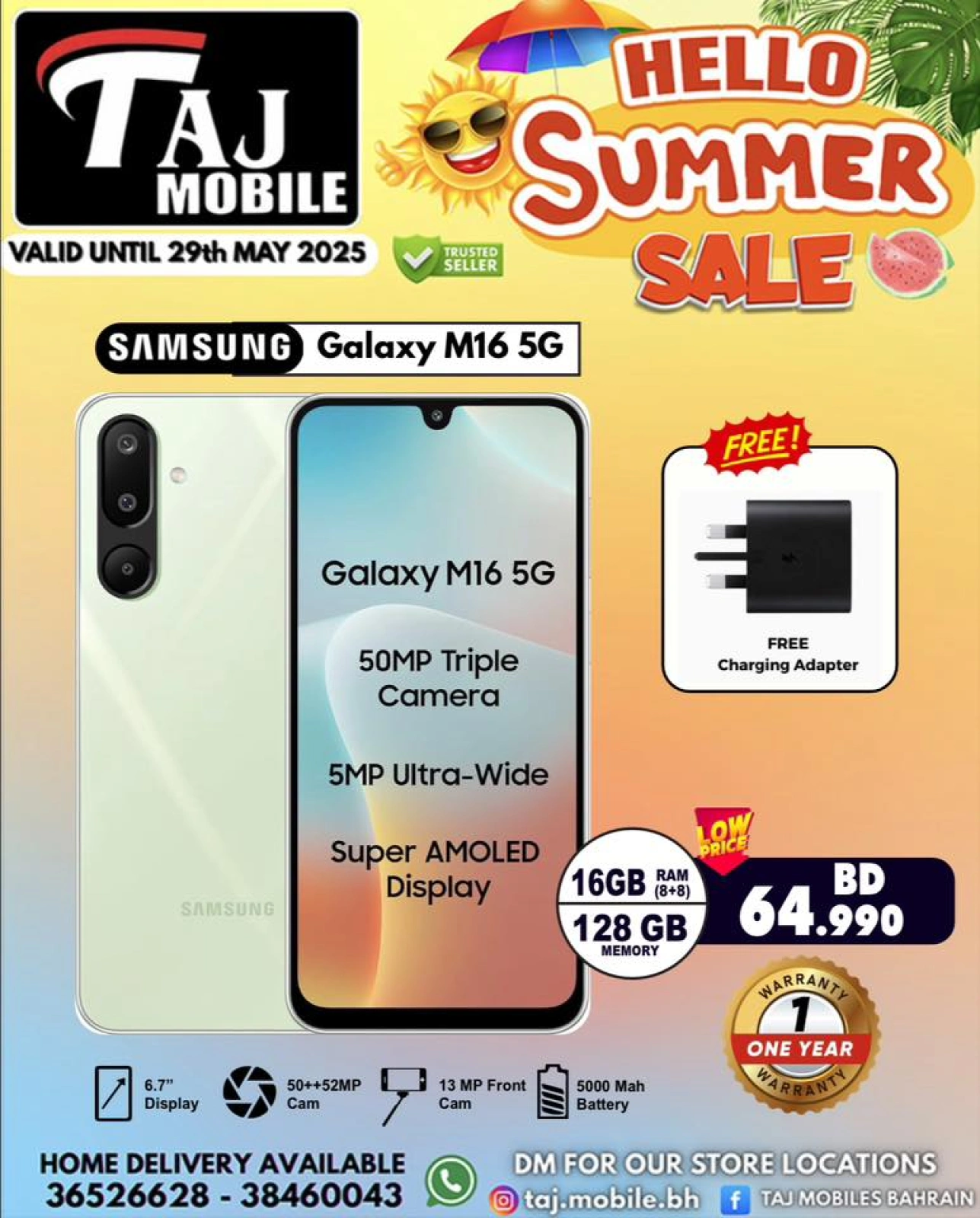 Page 10 in Hello summer offers at Taj Mobiles Bahrain