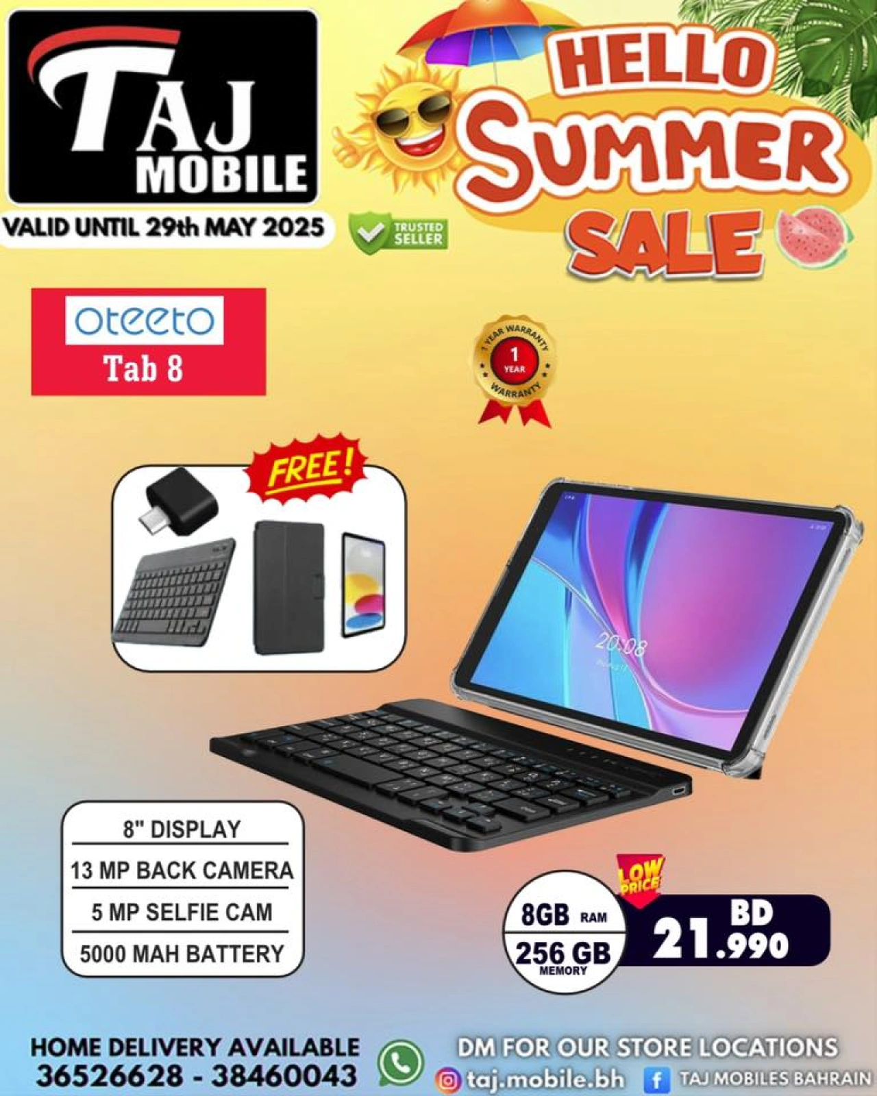 Page 56 in Hello summer offers at Taj Mobiles Bahrain