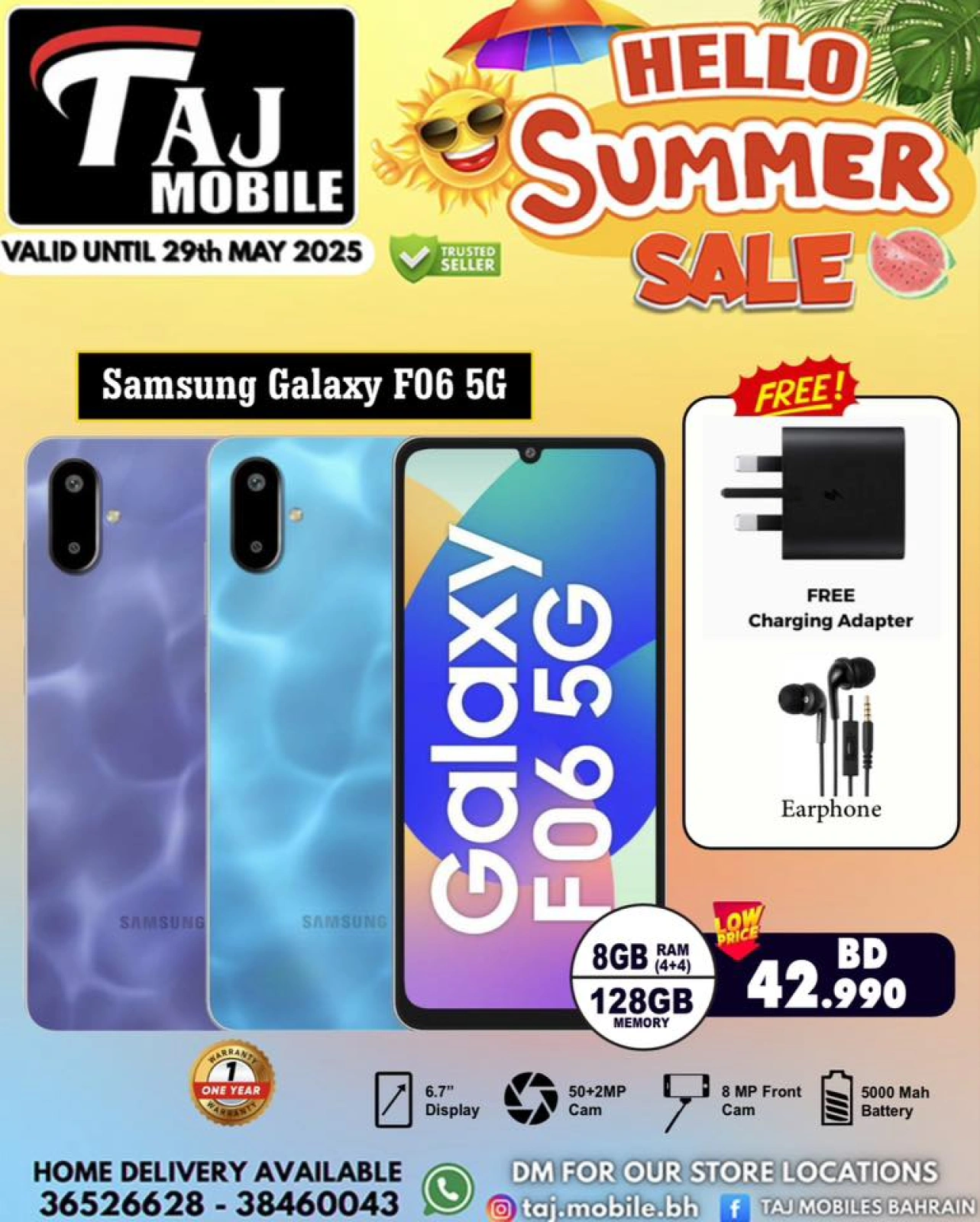 Page 6 in Hello summer offers at Taj Mobiles Bahrain