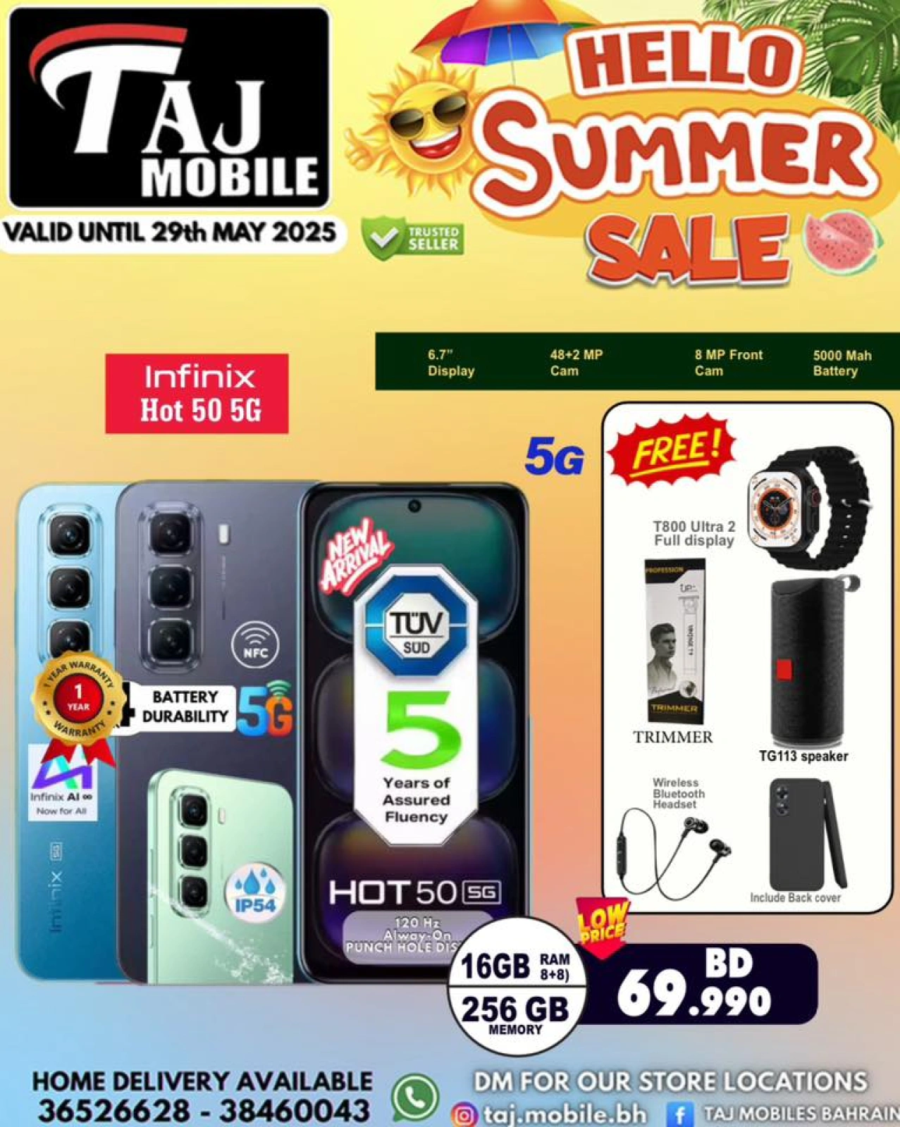 Page 41 in Hello summer offers at Taj Mobiles Bahrain