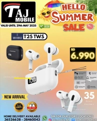 Page 59 in Hello summer offers at Taj Mobiles Bahrain
