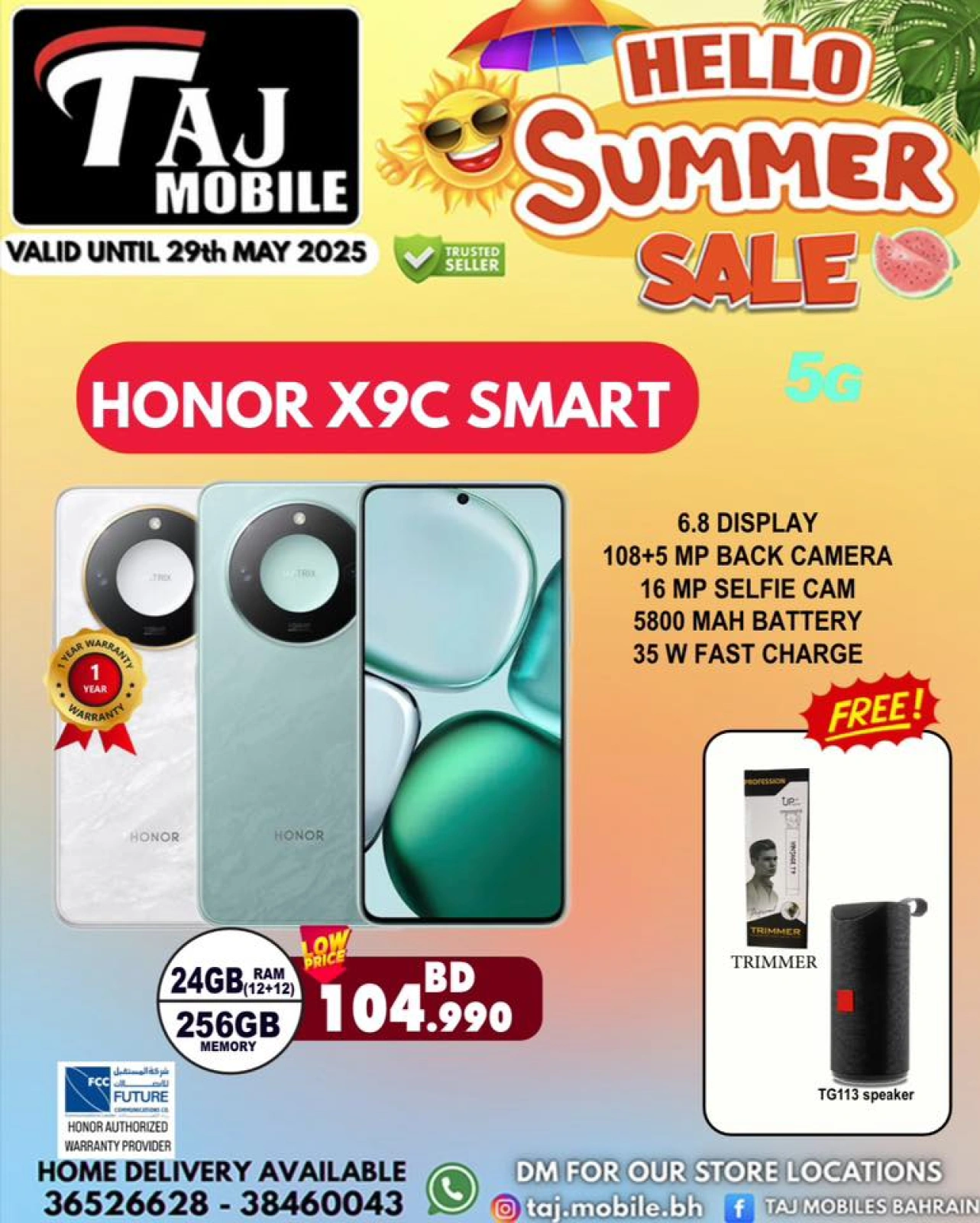 Page 44 in Hello summer offers at Taj Mobiles Bahrain