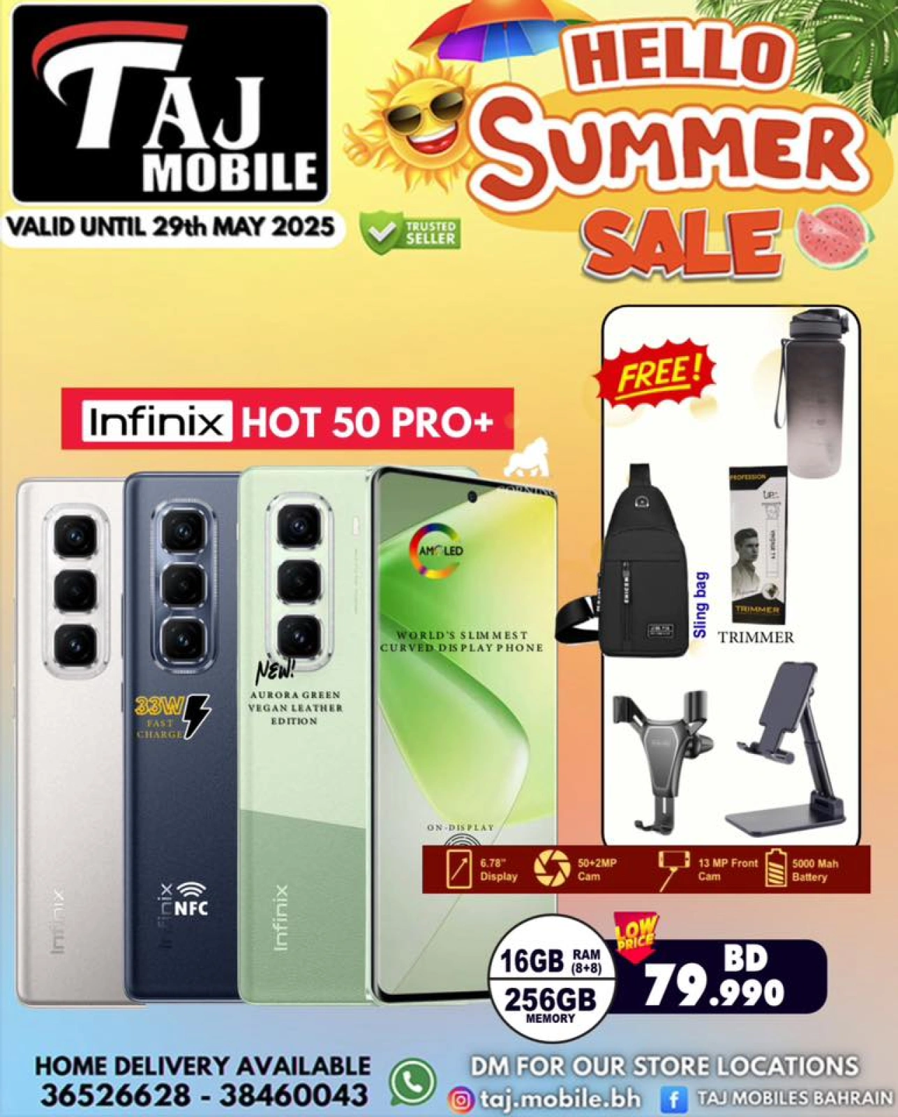 Page 40 in Hello summer offers at Taj Mobiles Bahrain