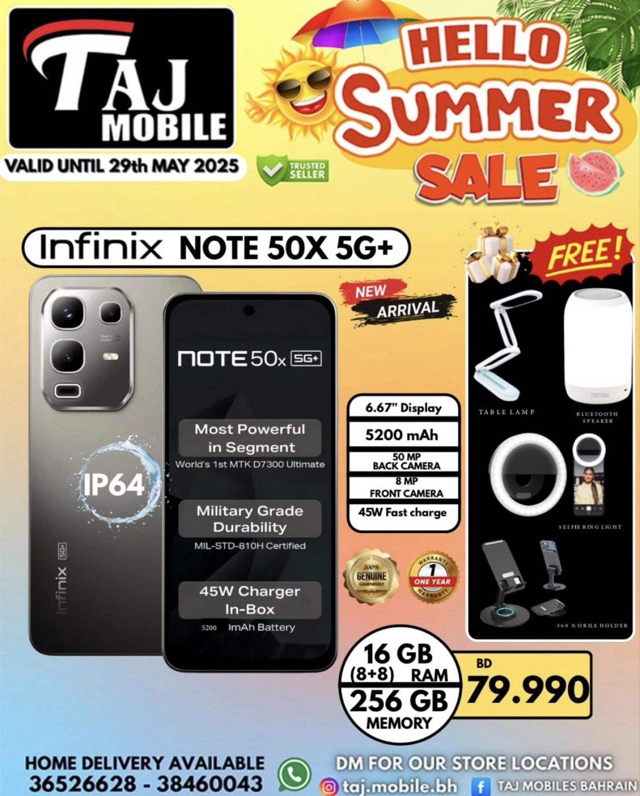 Page 19 in Hello summer offers at Taj Mobiles Bahrain