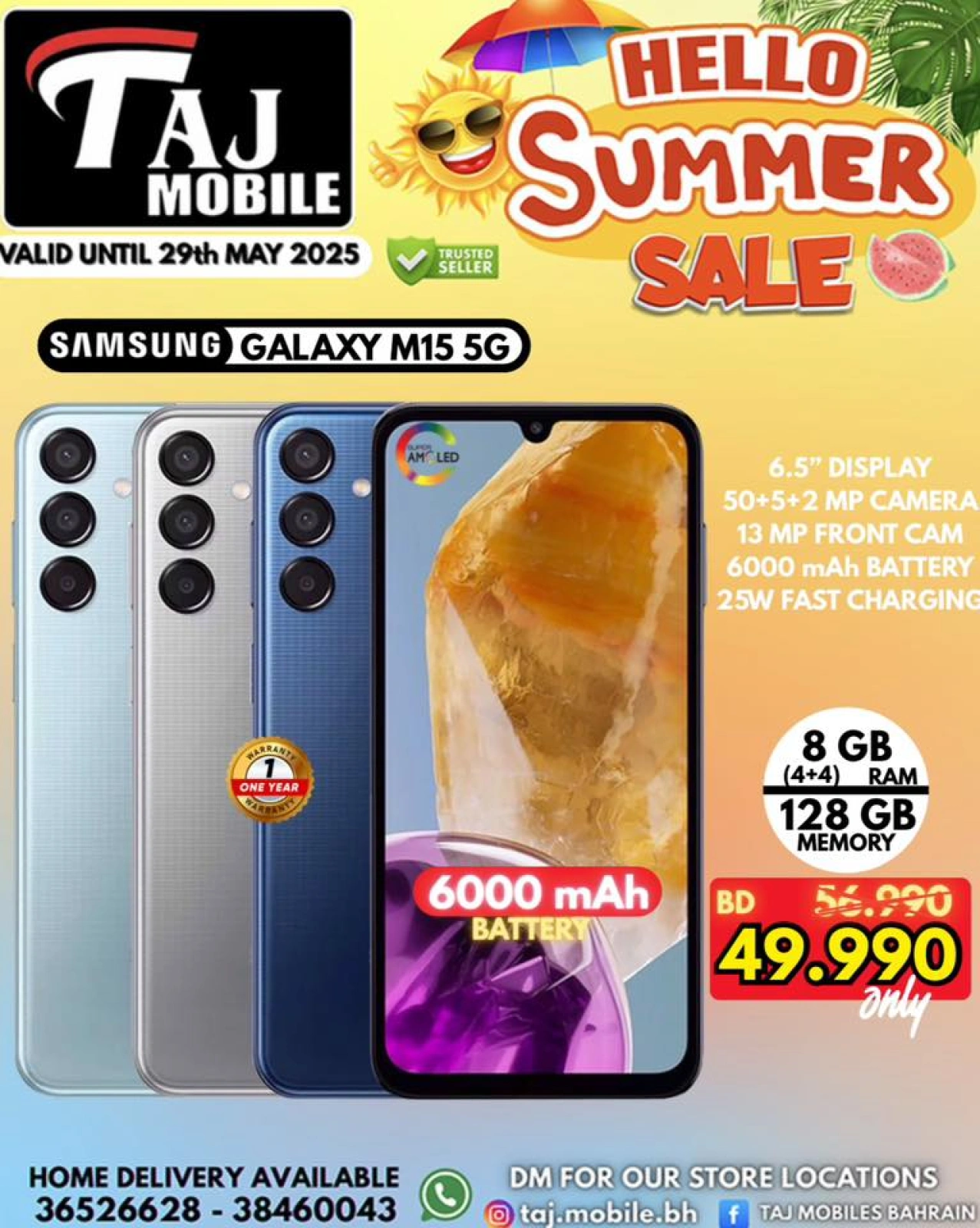 Page 46 in Hello summer offers at Taj Mobiles Bahrain