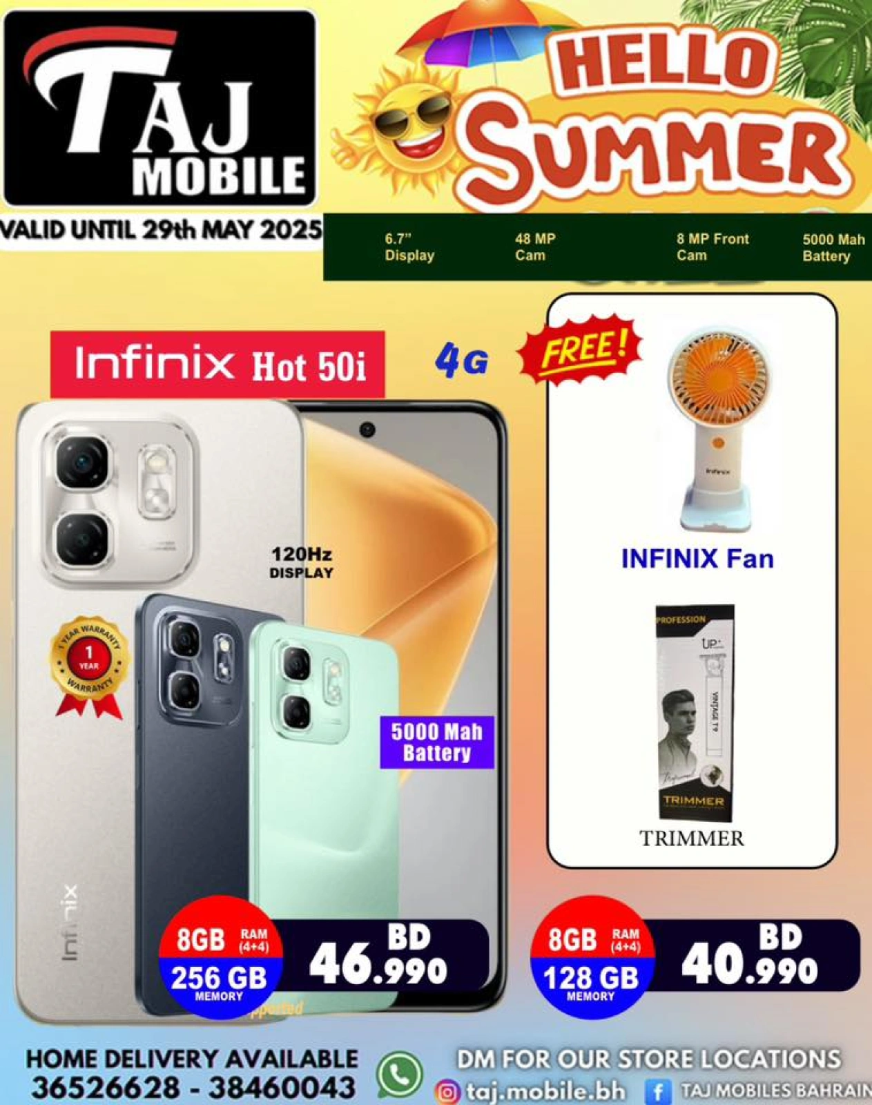 Page 47 in Hello summer offers at Taj Mobiles Bahrain