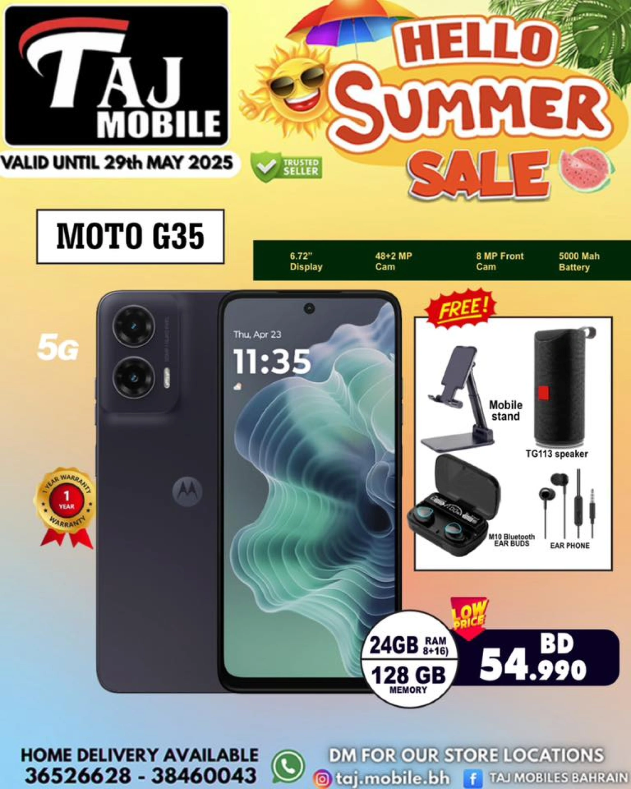 Page 37 in Hello summer offers at Taj Mobiles Bahrain