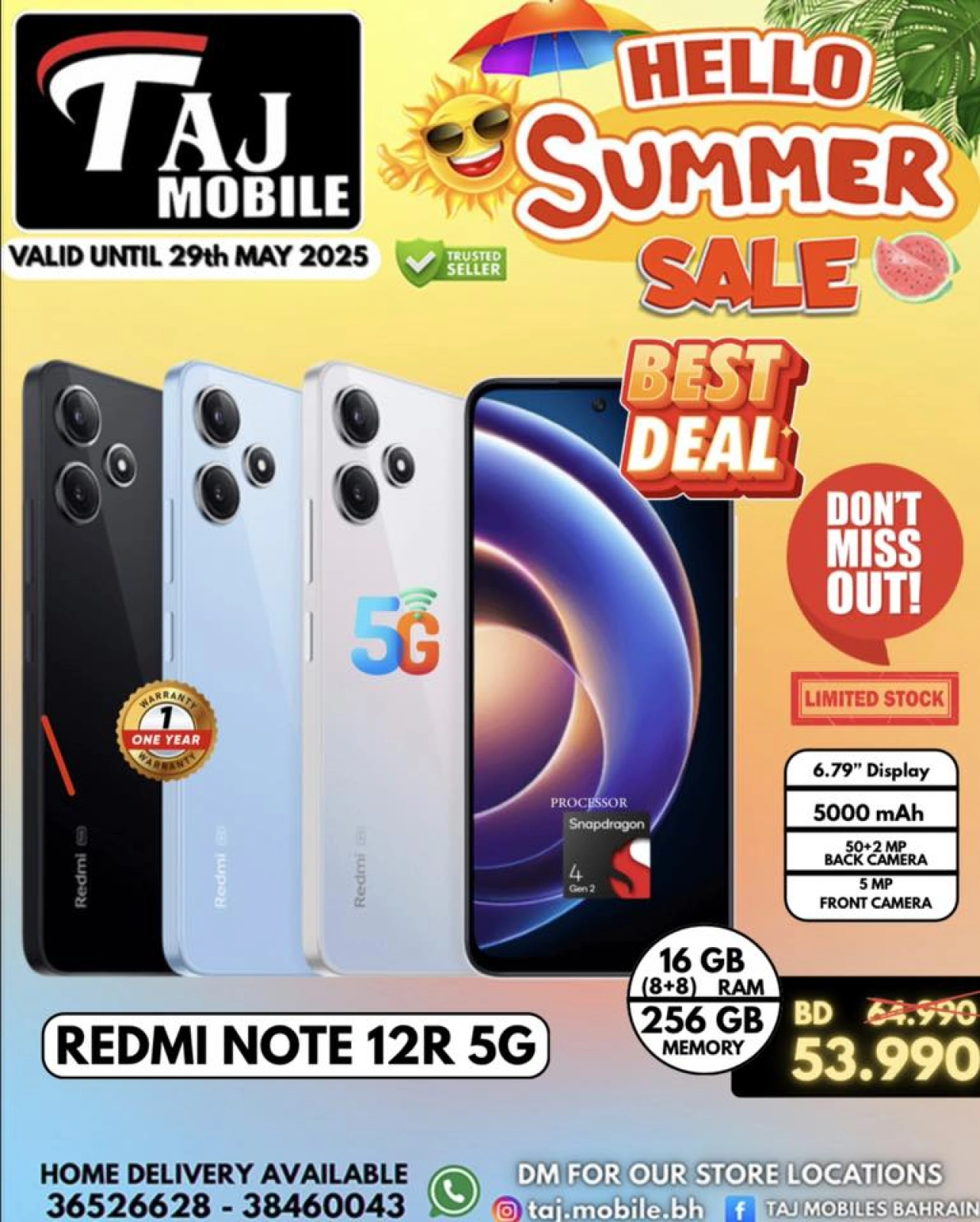 Page 4 in Hello summer offers at Taj Mobiles Bahrain