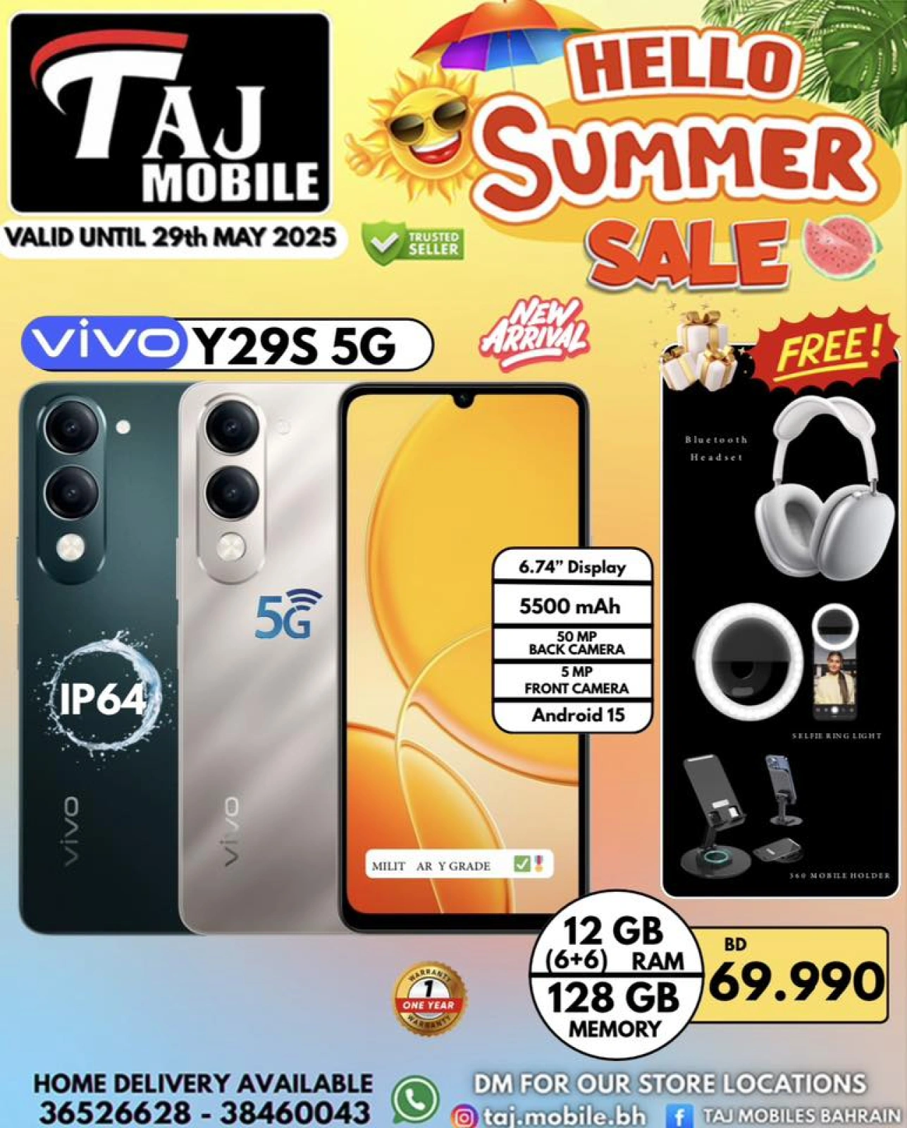 Page 9 in Hello summer offers at Taj Mobiles Bahrain