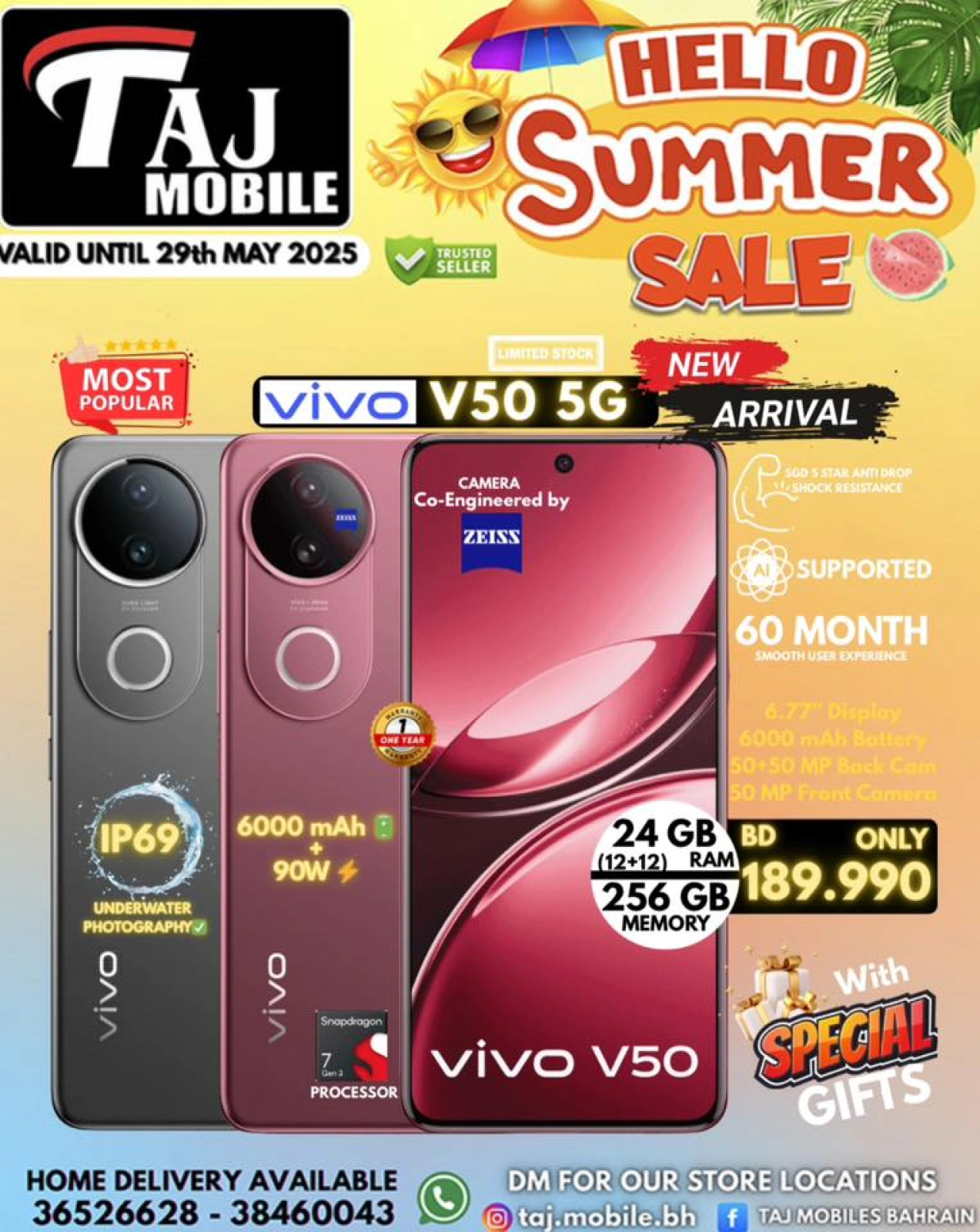 Page 30 in Hello summer offers at Taj Mobiles Bahrain