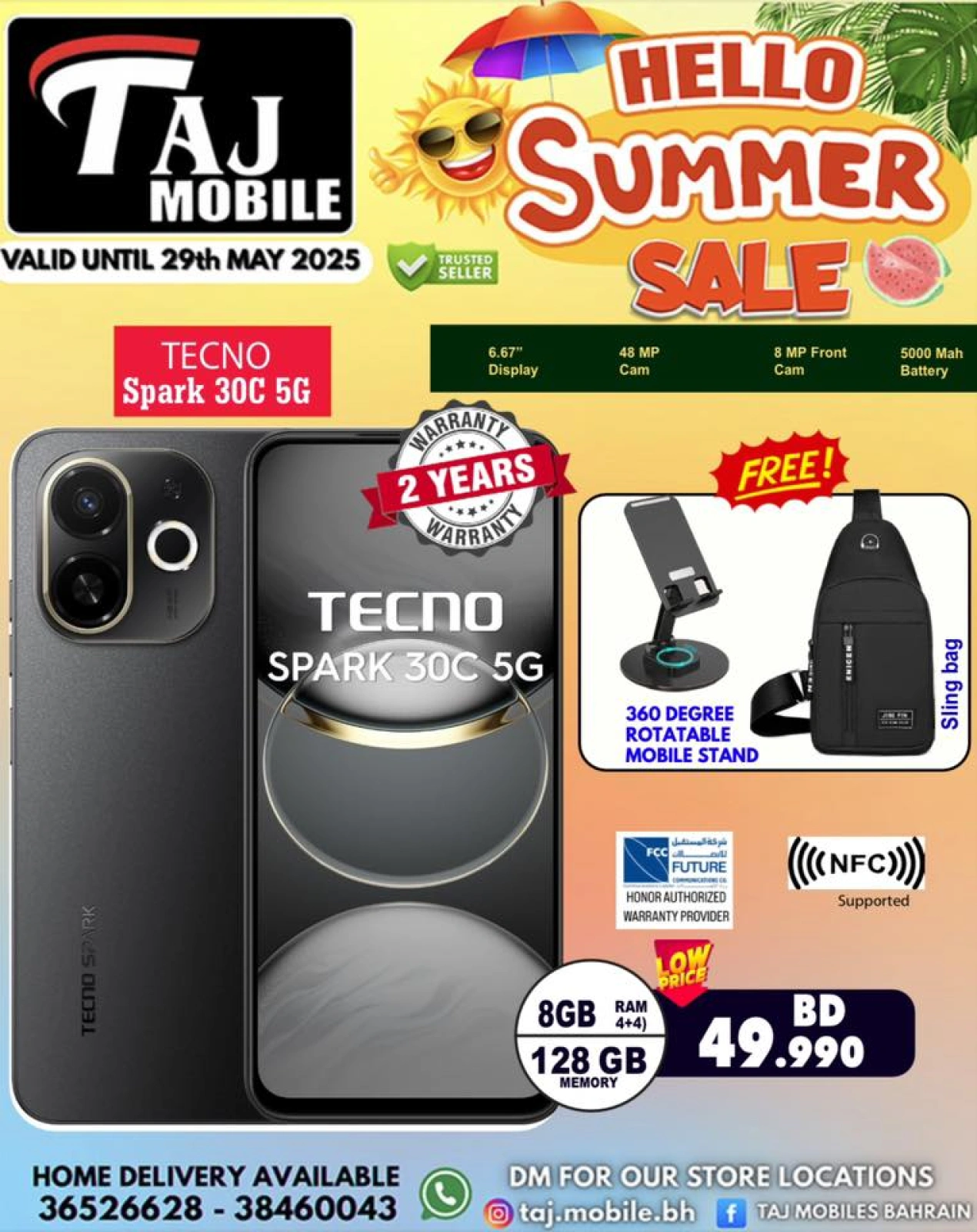 Page 35 in Hello summer offers at Taj Mobiles Bahrain