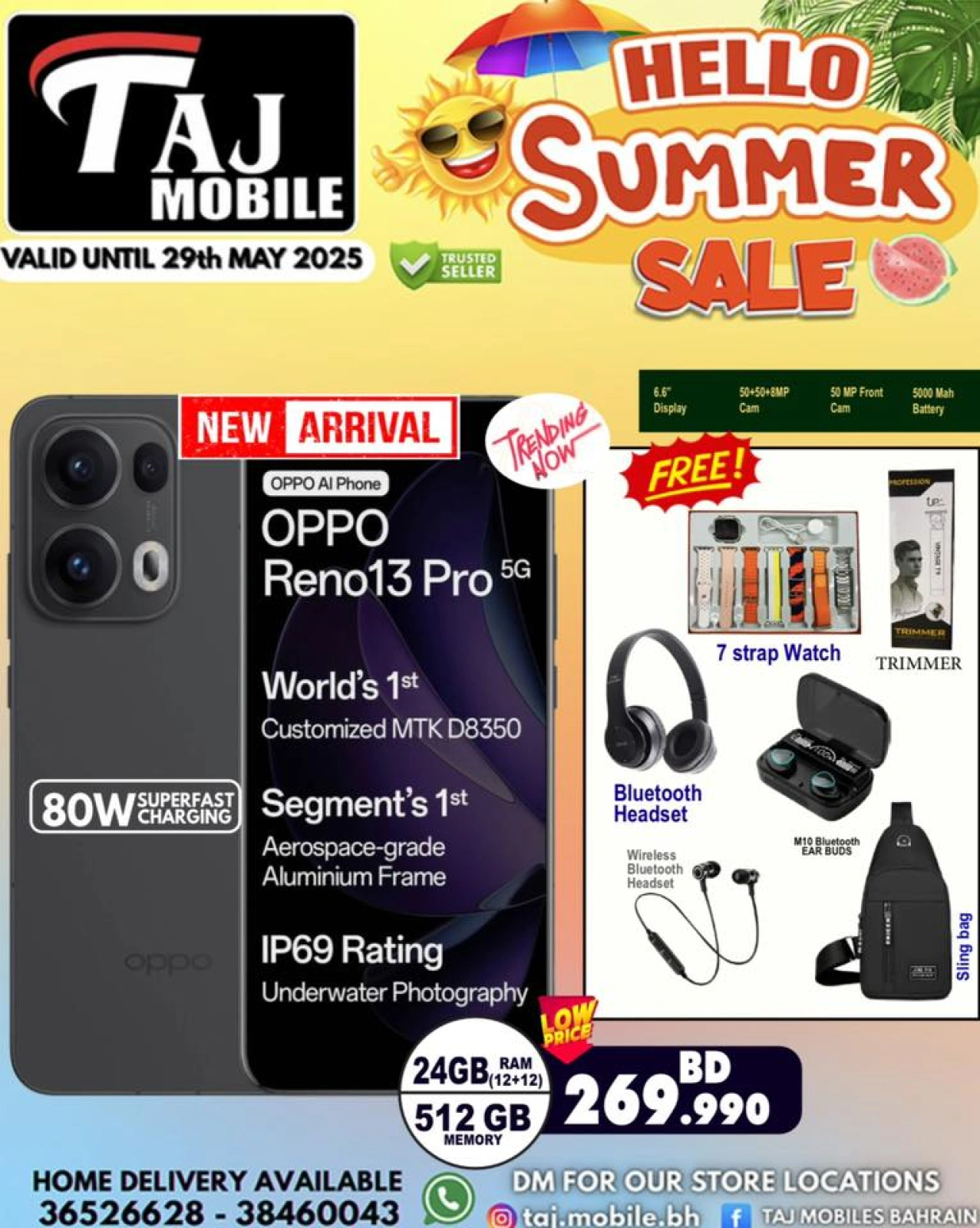 Page 52 in Hello summer offers at Taj Mobiles Bahrain