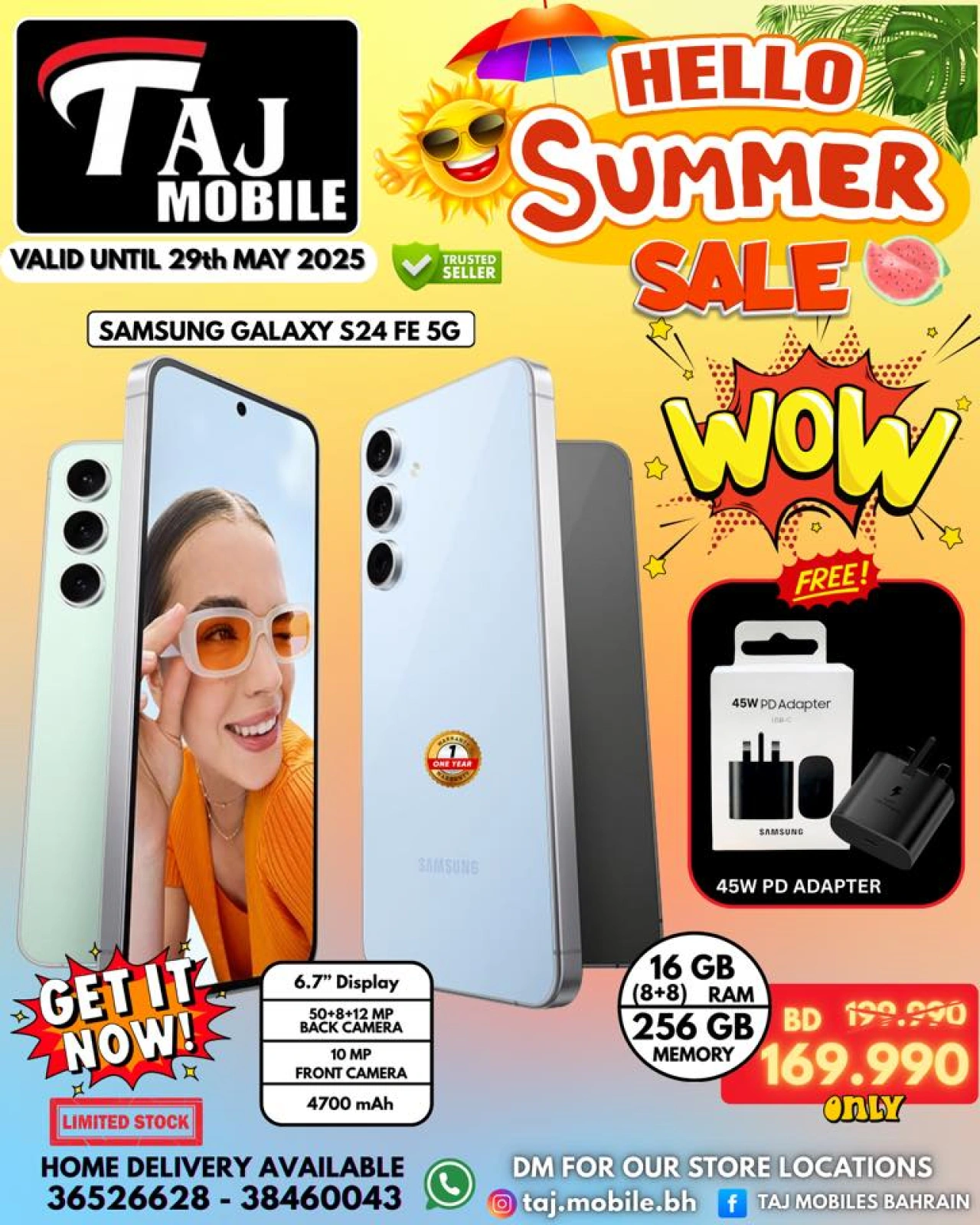 Page 2 in Hello summer offers at Taj Mobiles Bahrain
