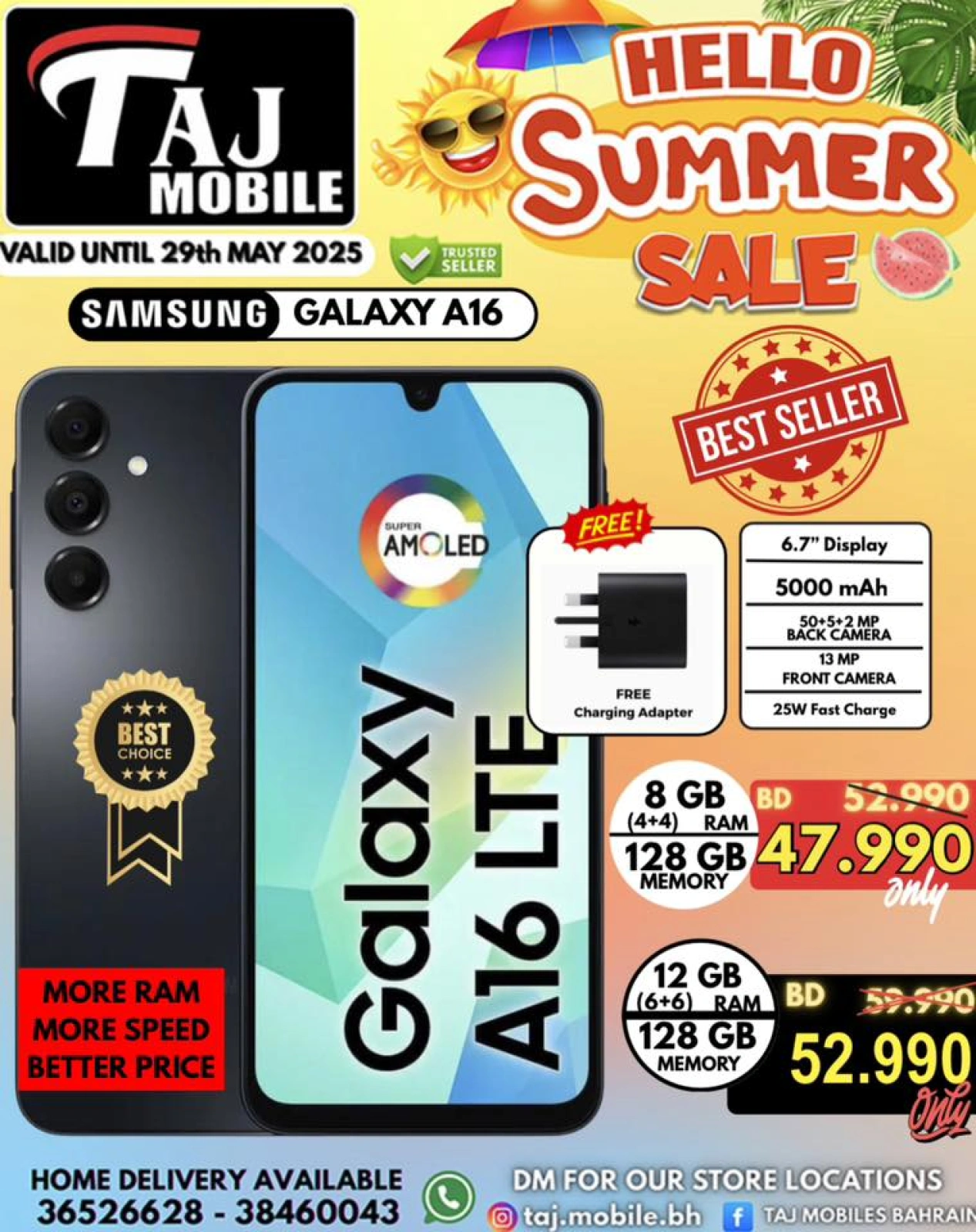 Page 3 in Hello summer offers at Taj Mobiles Bahrain