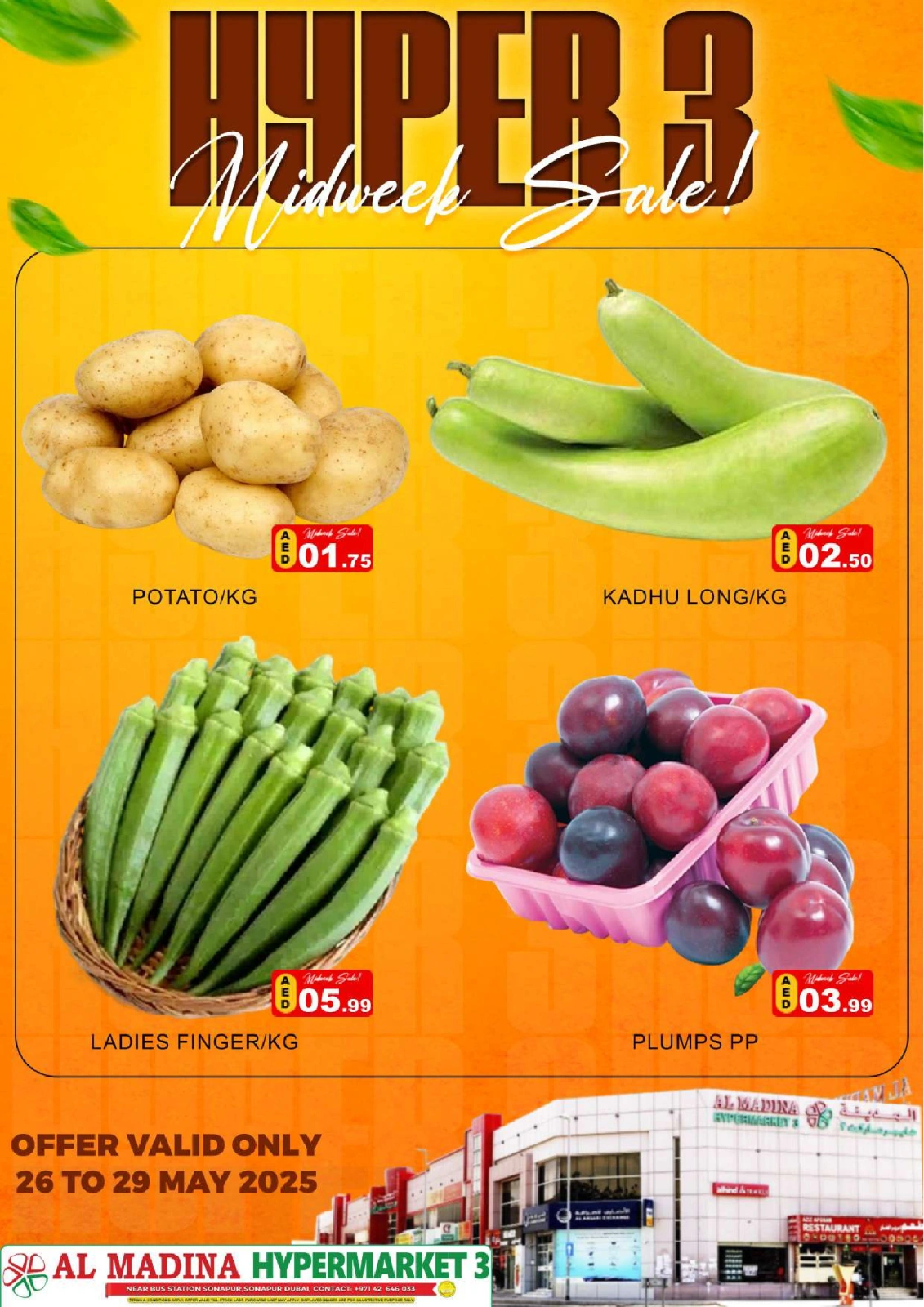Página 1 en Ofertas entre semana en Hipermercado Al Madina Emiratos Árabes Unidos
