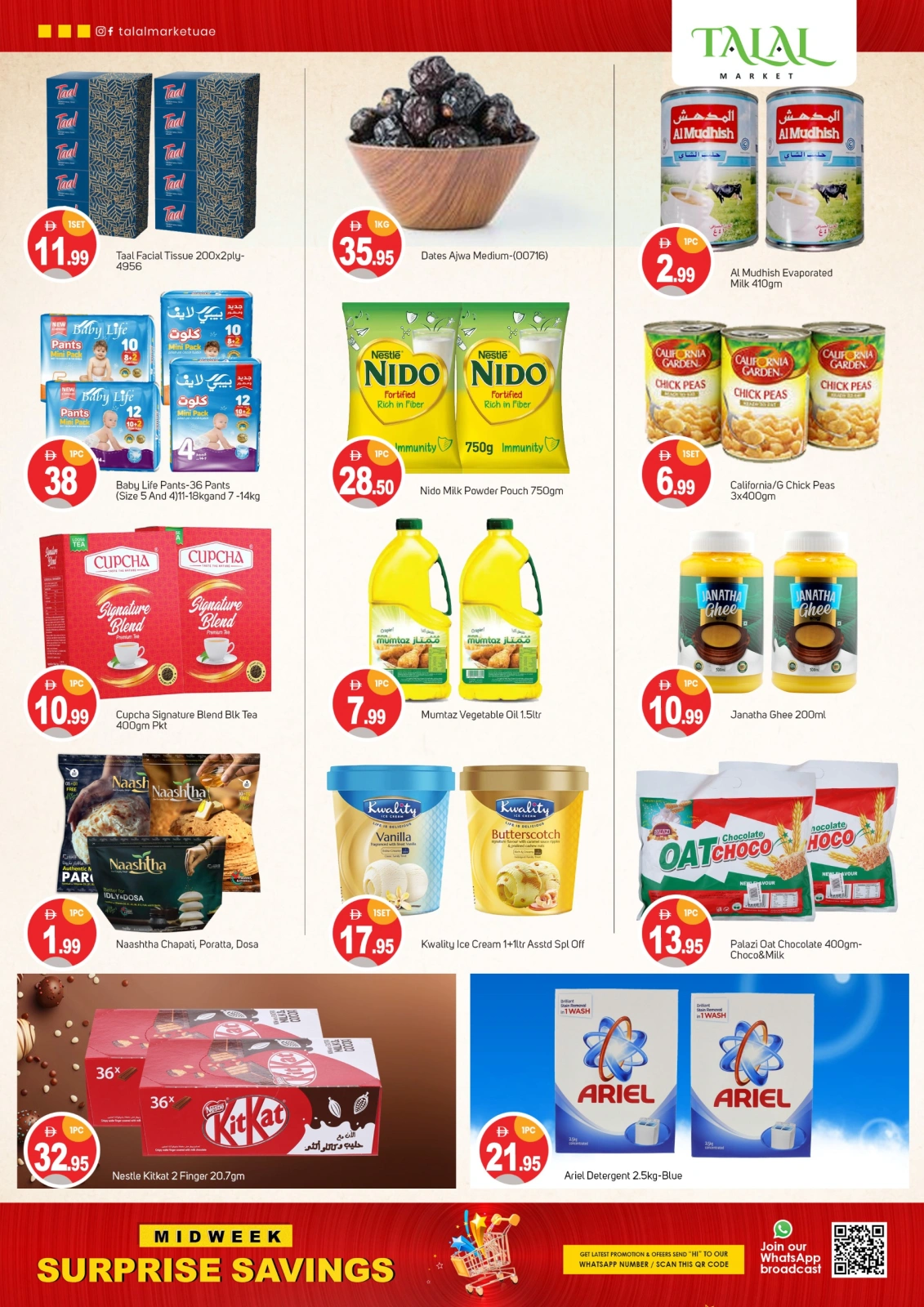 Page 3 in Midweek Surprice offers at Talal Market UAE