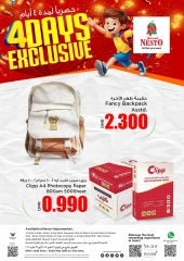 Page 1 in Exclusive 4 days Offers at Nesto Oman
