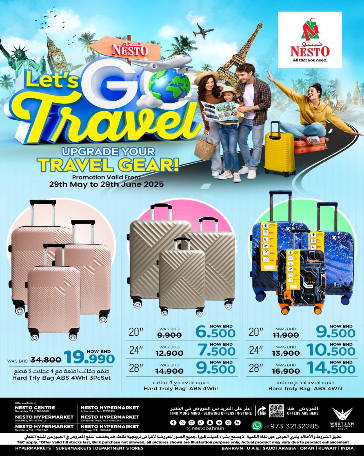 Page 1 in Let's Travel offers at Nesto Bahrain